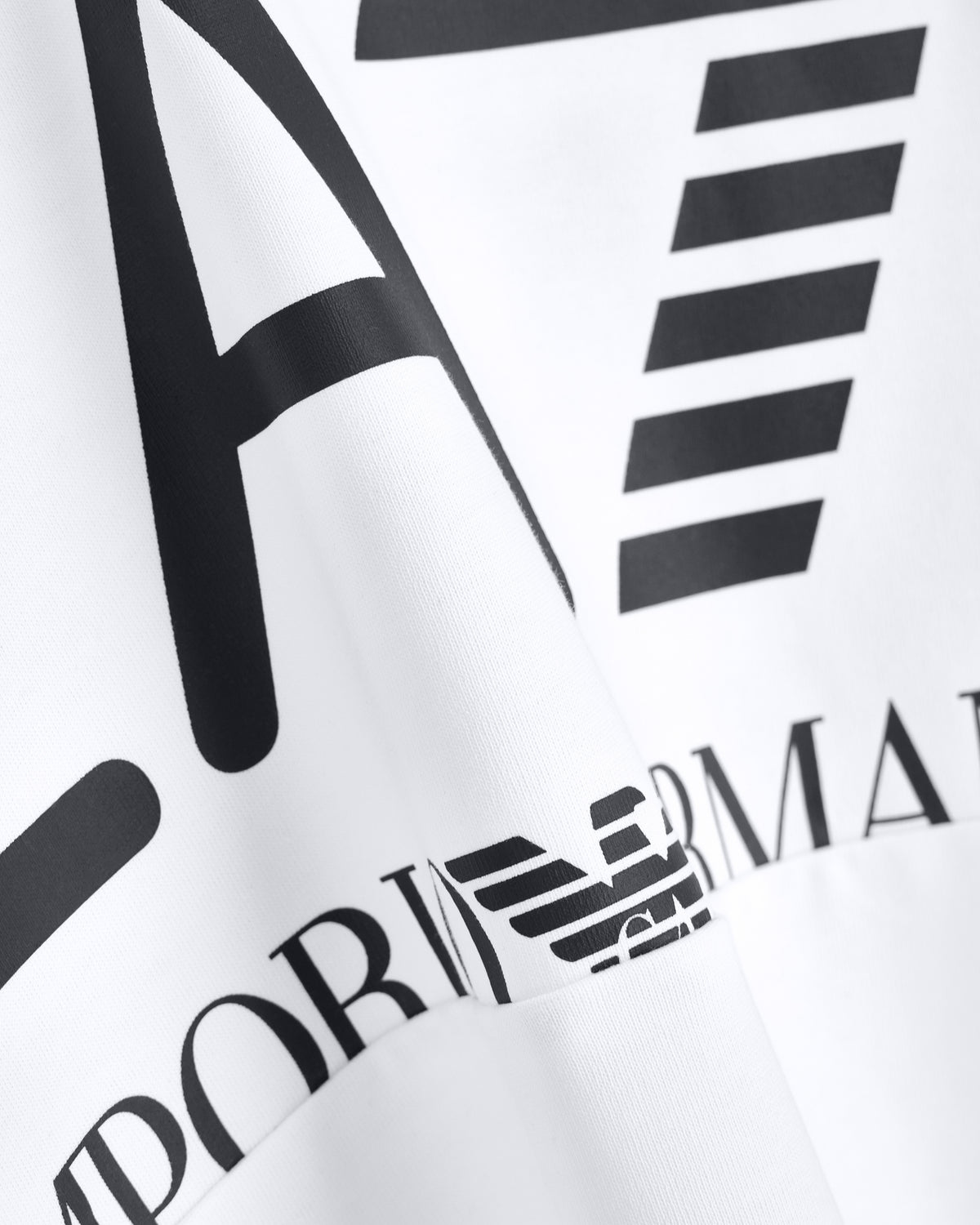 EA7 T-shirt Logo Series in cotton jersey with oversized logo
