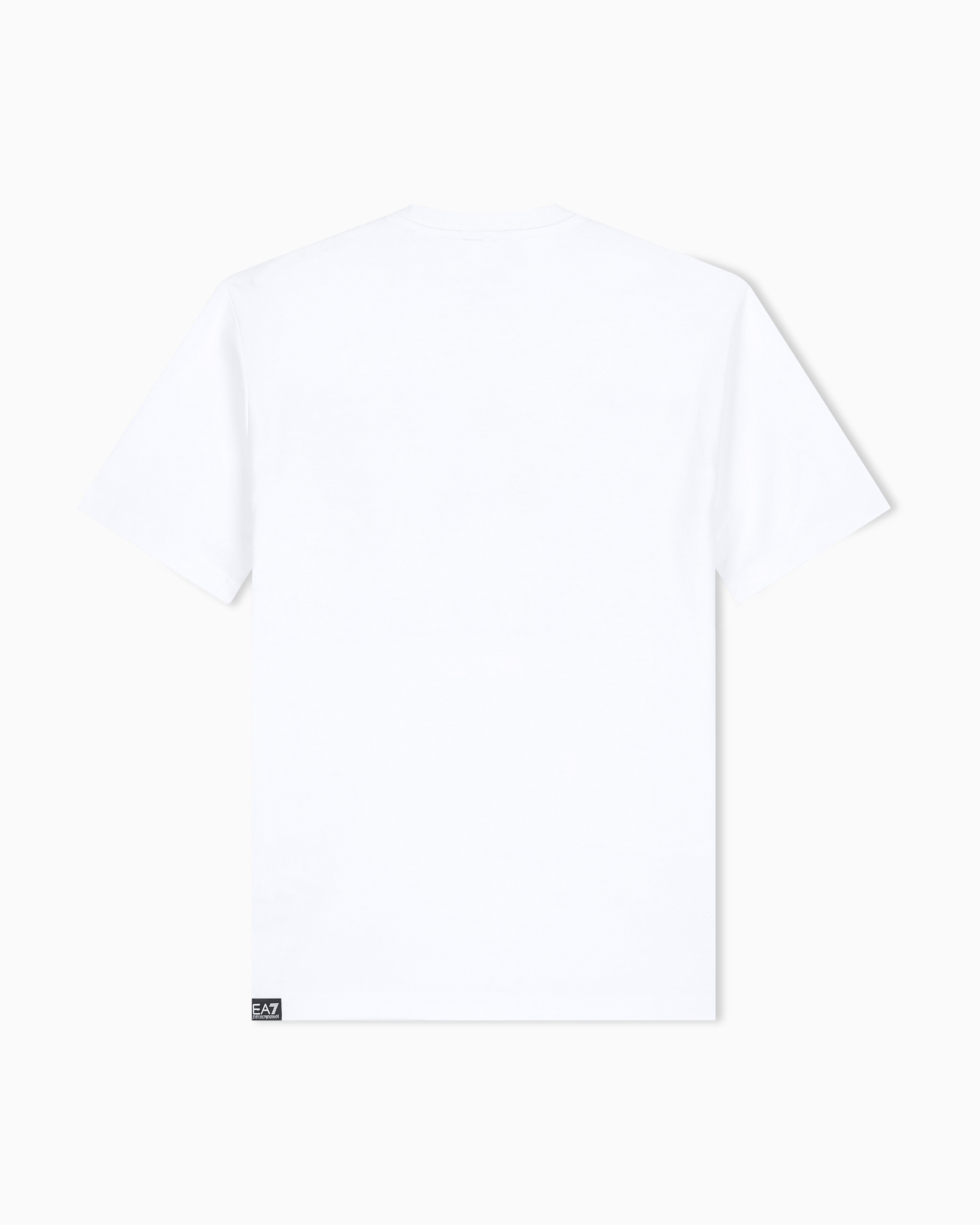 EA7 T-shirt Logo Series in cotton jersey with oversized logo