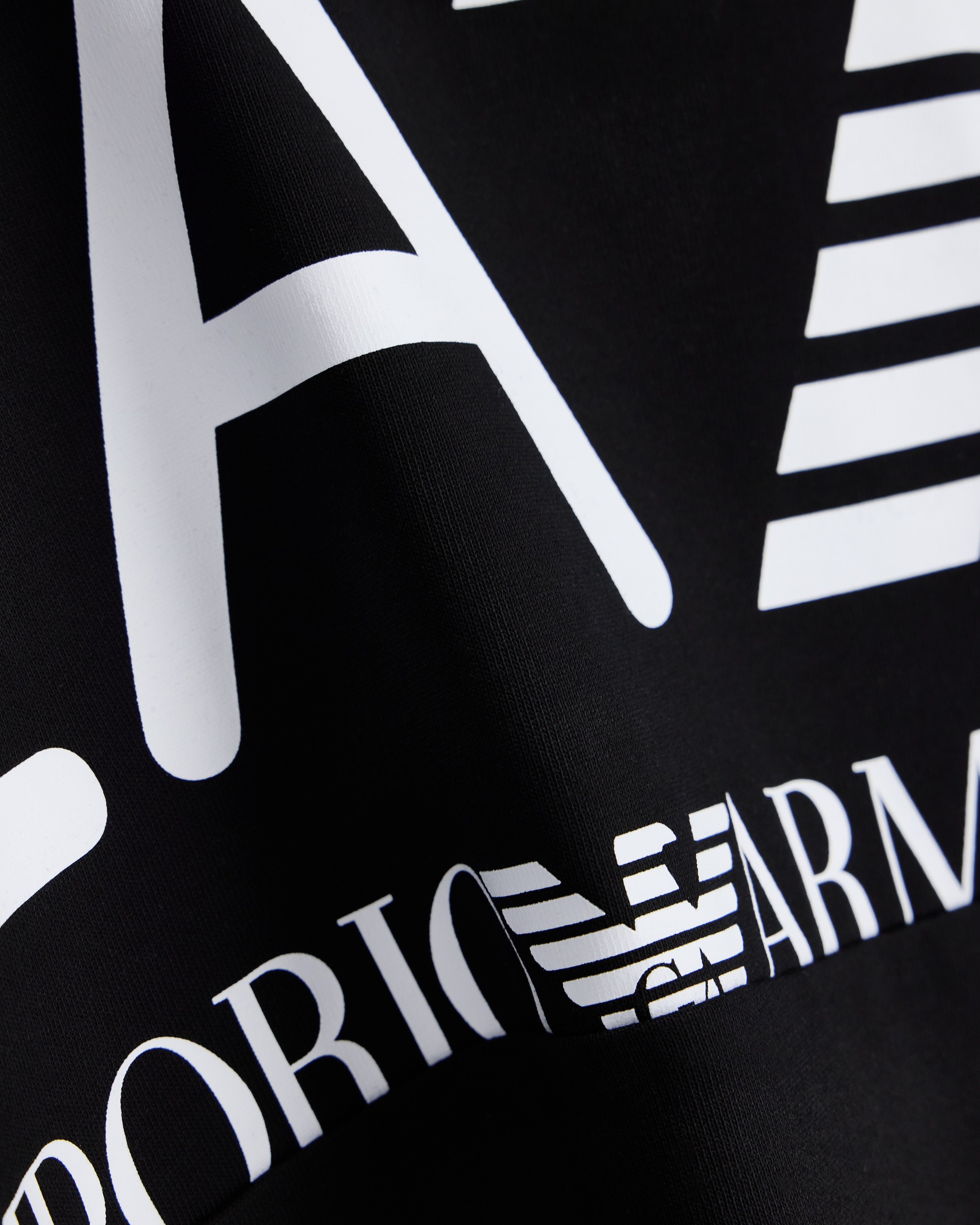 EA7 T-shirt Logo Series in cotton jersey with oversized logo