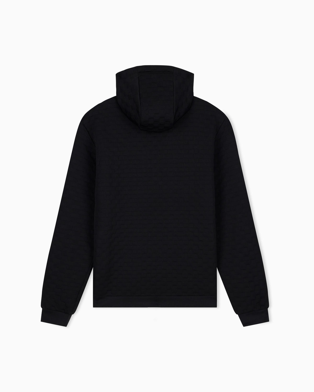 EA7 Hoodie Premium Label regular fit full-zip with rib details