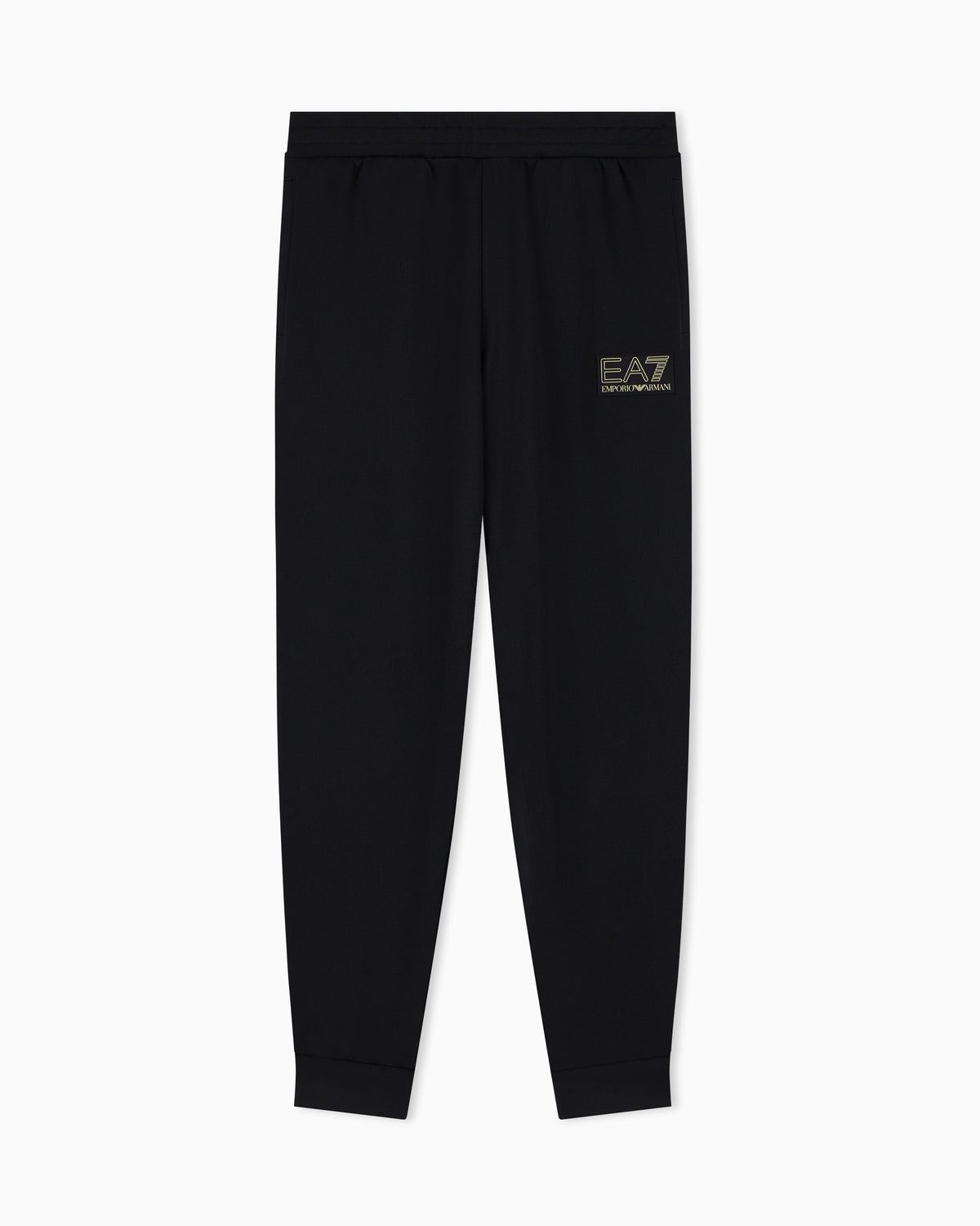 EA7 Slim-fit pants Premium Label in jersey with rib details