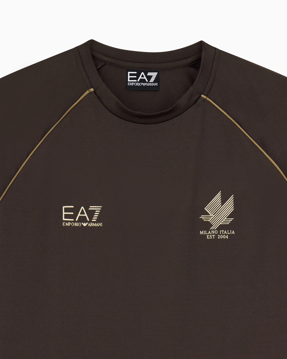 EA7 T-shirt Soccer regular fit in jersey with printed logo