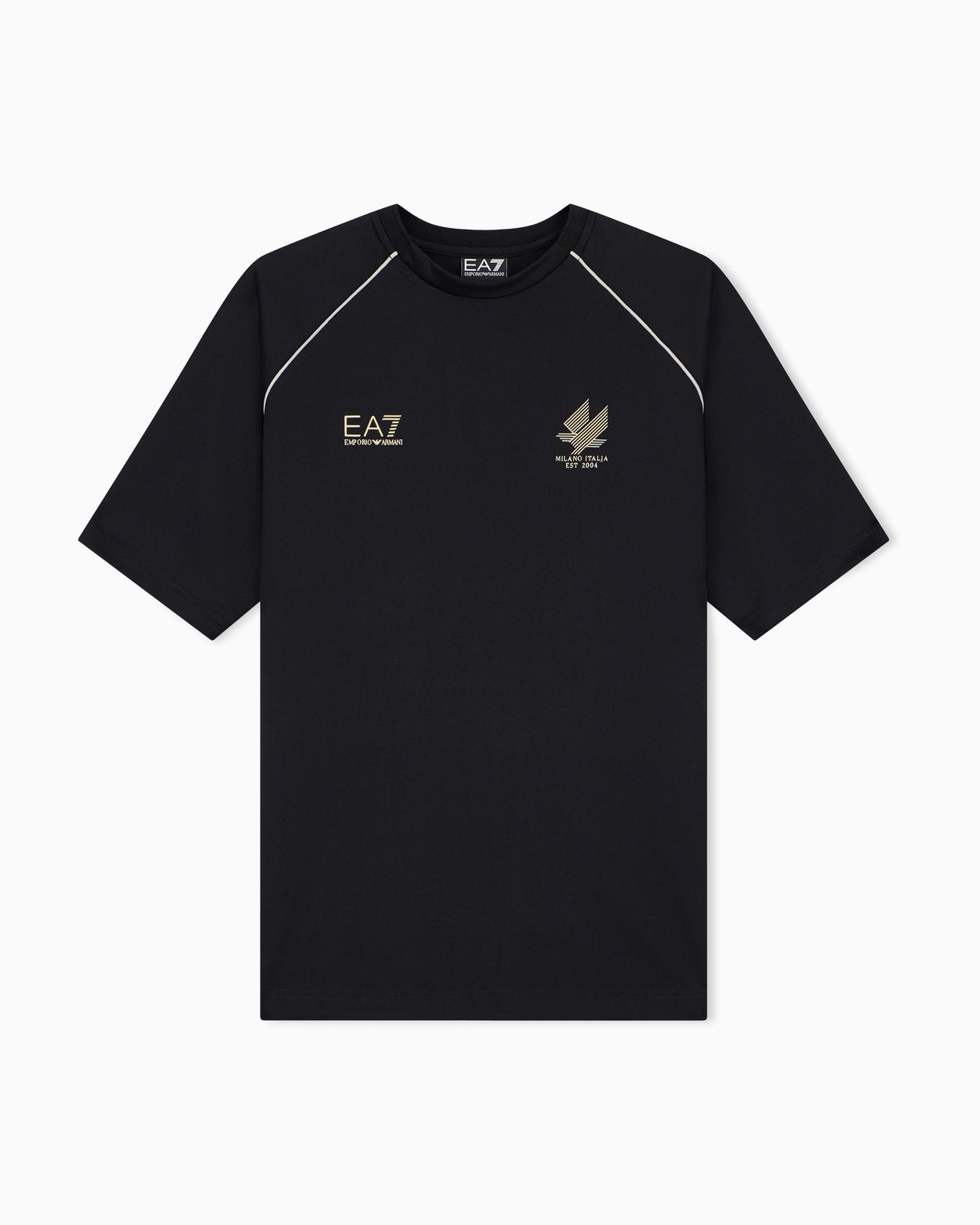 EA7 T-shirt Soccer regular fit in jersey with printed logo