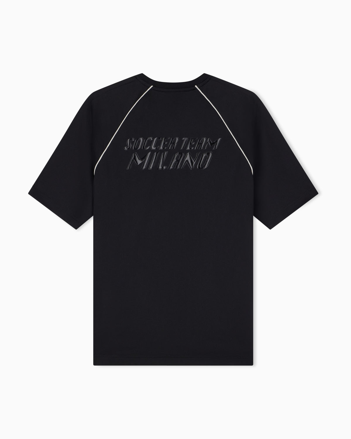 EA7 T-shirt Soccer regular fit in jersey with printed logo