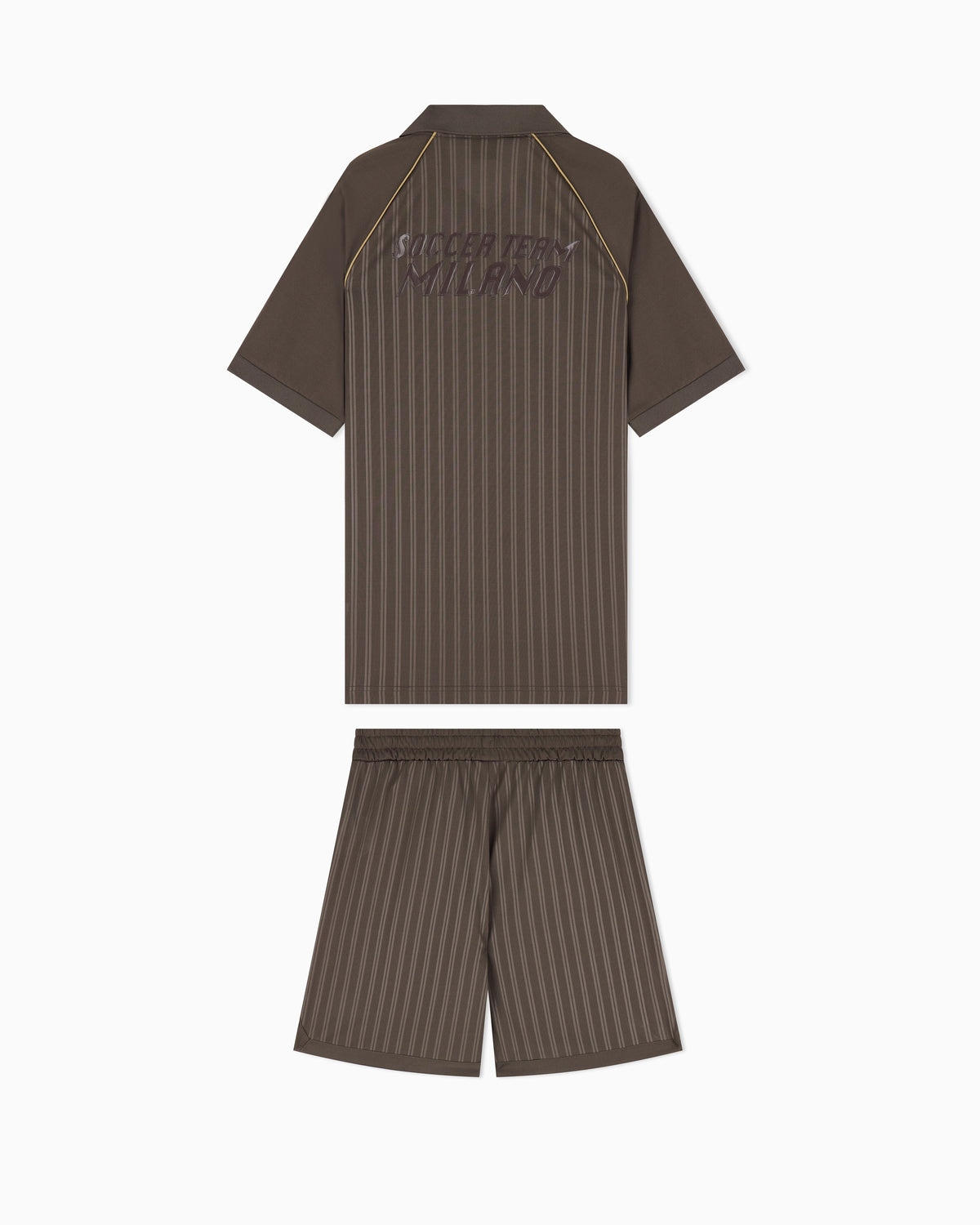 EA7 Set Soccer regular fit with polo and shorts