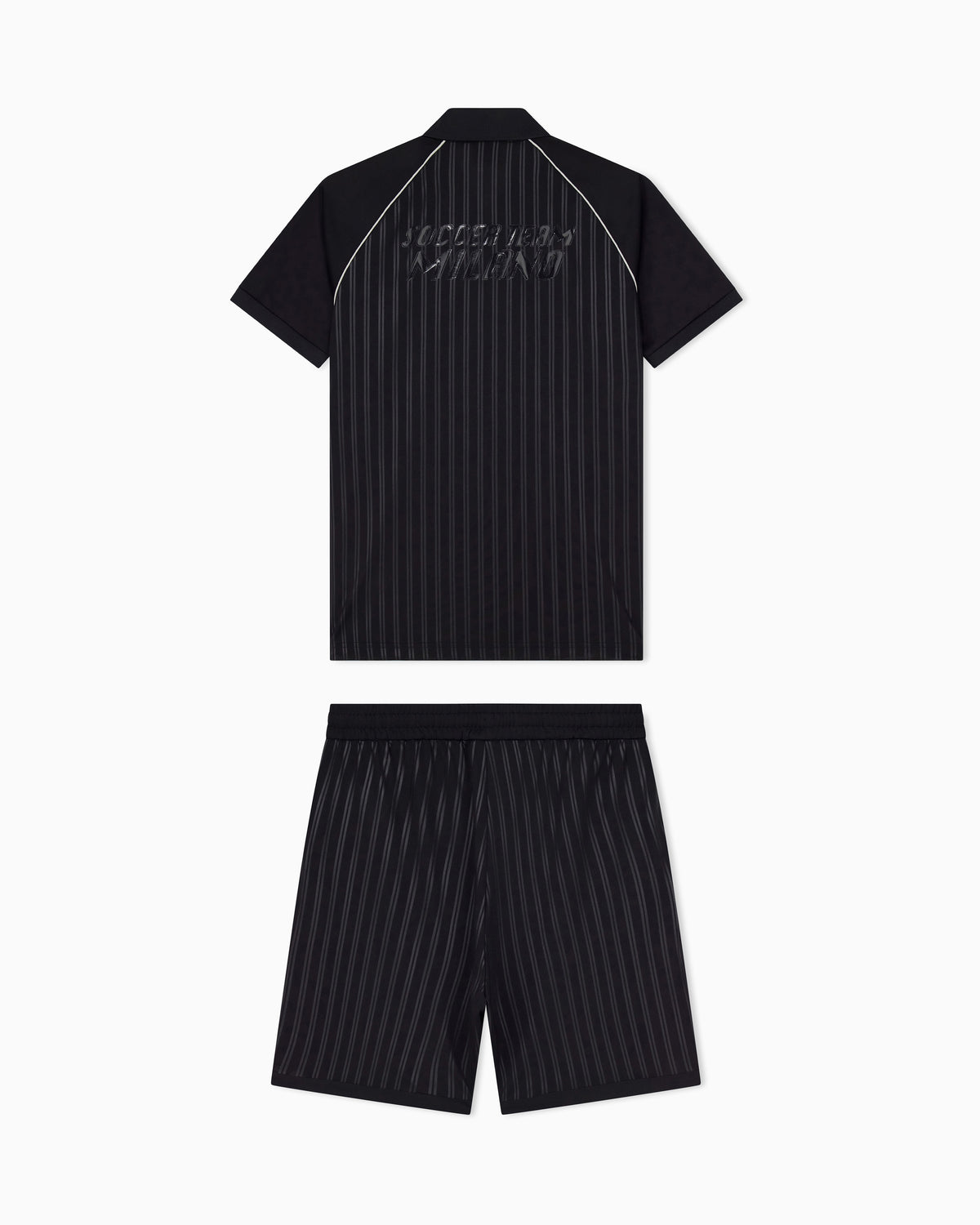 EA7 Set Soccer regular fit with polo and shorts