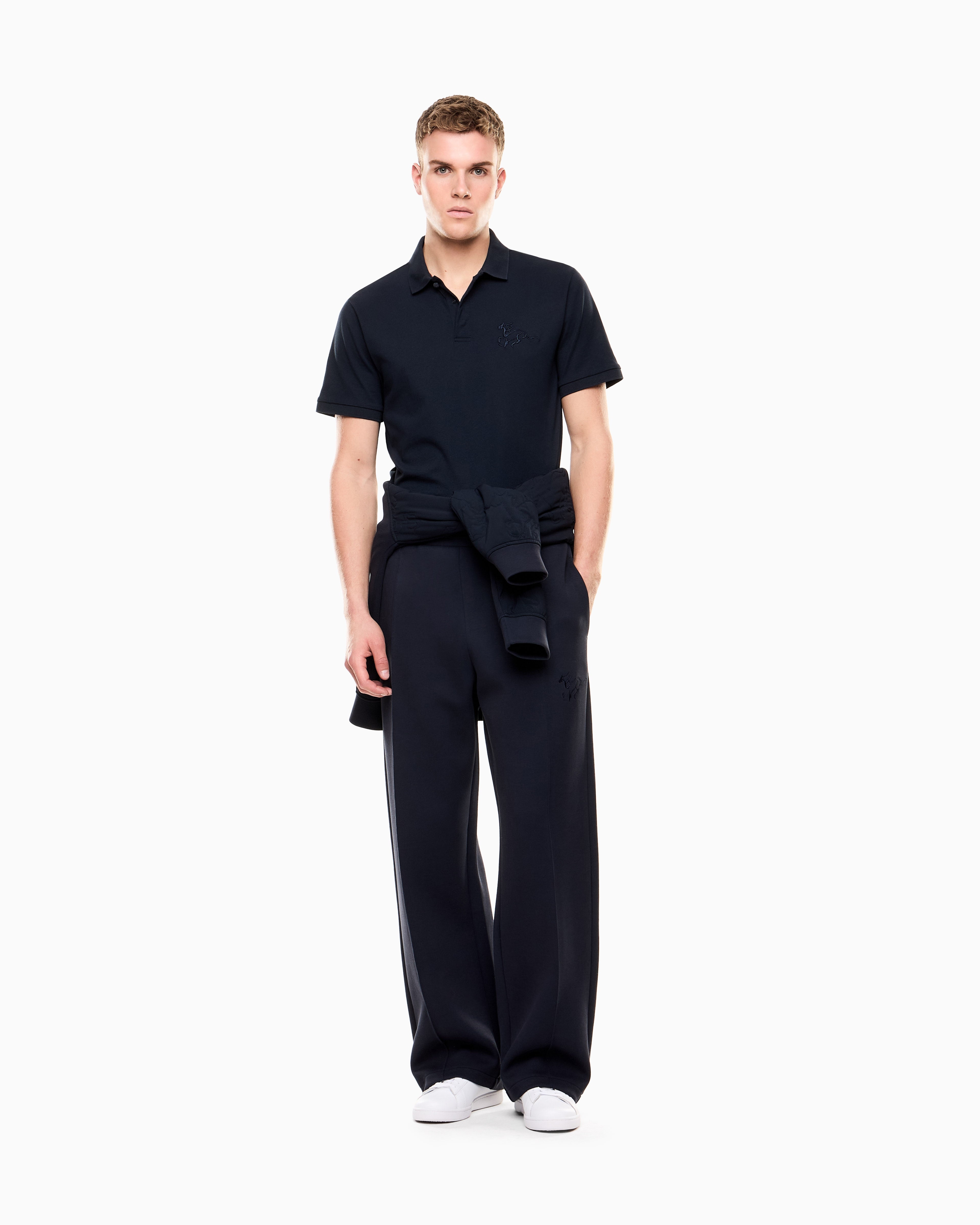 EA7 Lunar New Year polo shirt in jersey