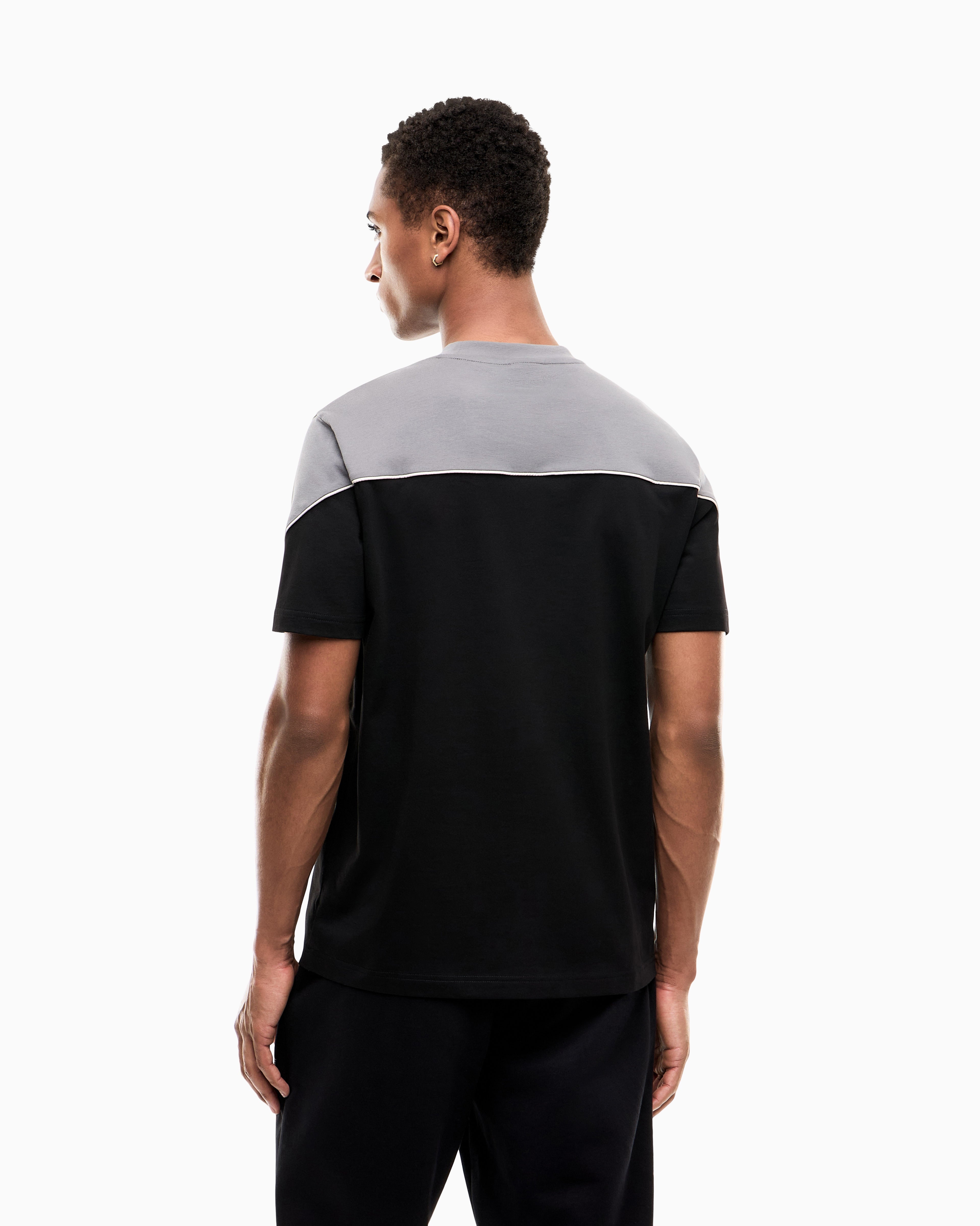 EA7 Regular fit t-shirt in cotton jersey