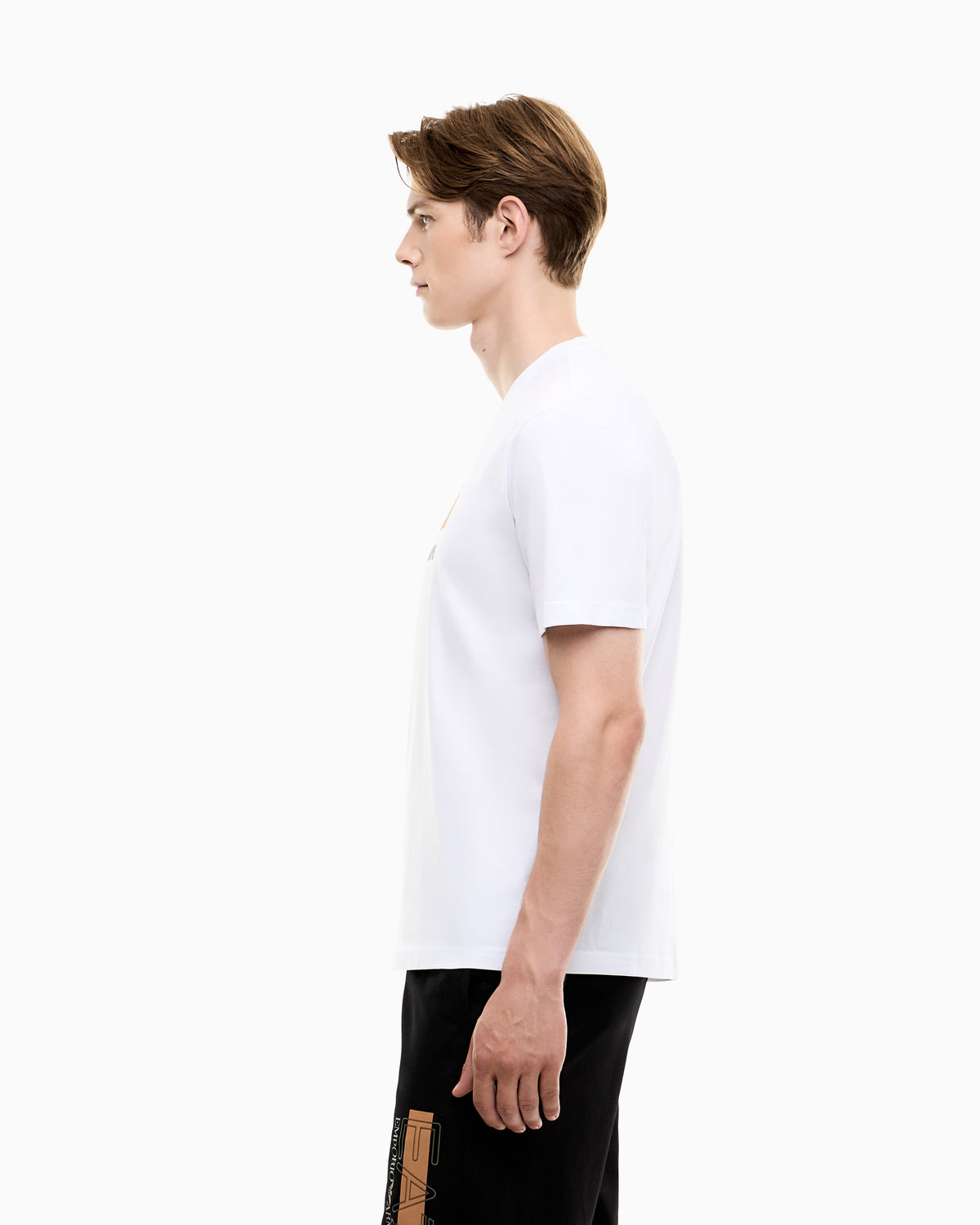 EA7 T-shirt Visibility regular fit in cotton jersey