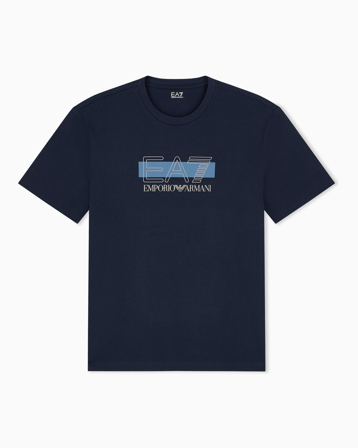 EA7 T-shirt Visibility regular fit in cotton jersey