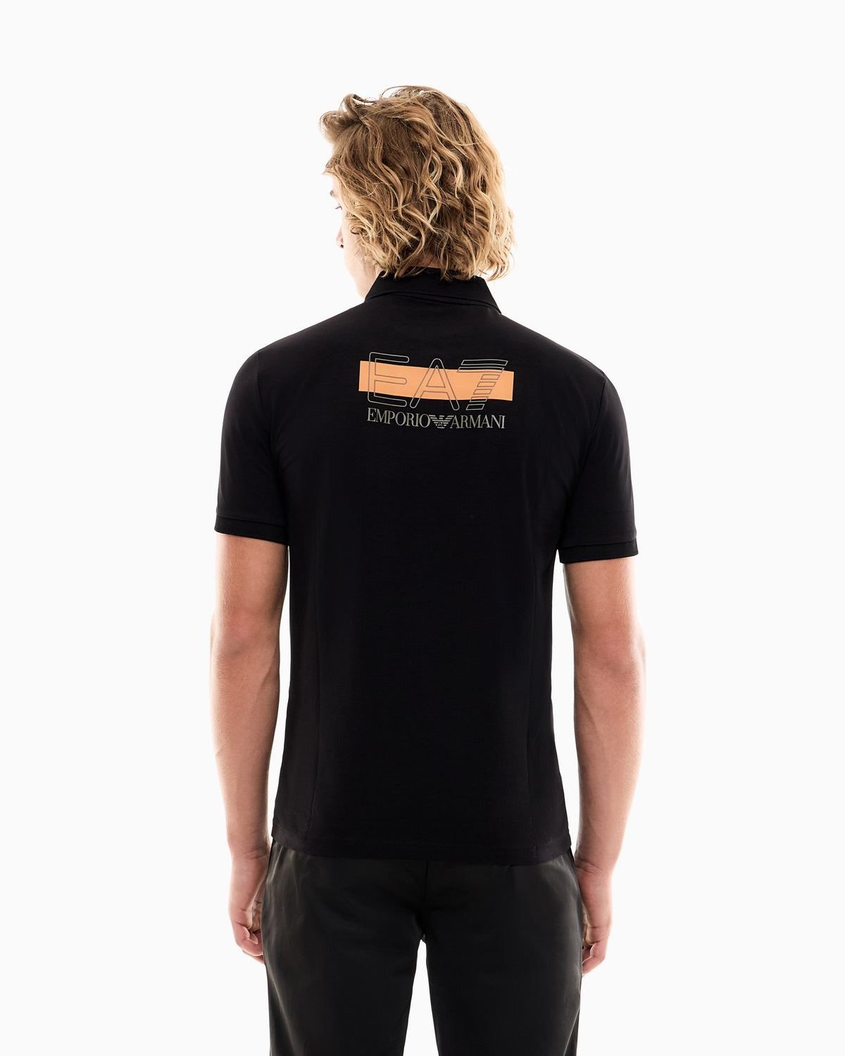 EA7 Slim fit polo shirt Visibility in cotton jersey
