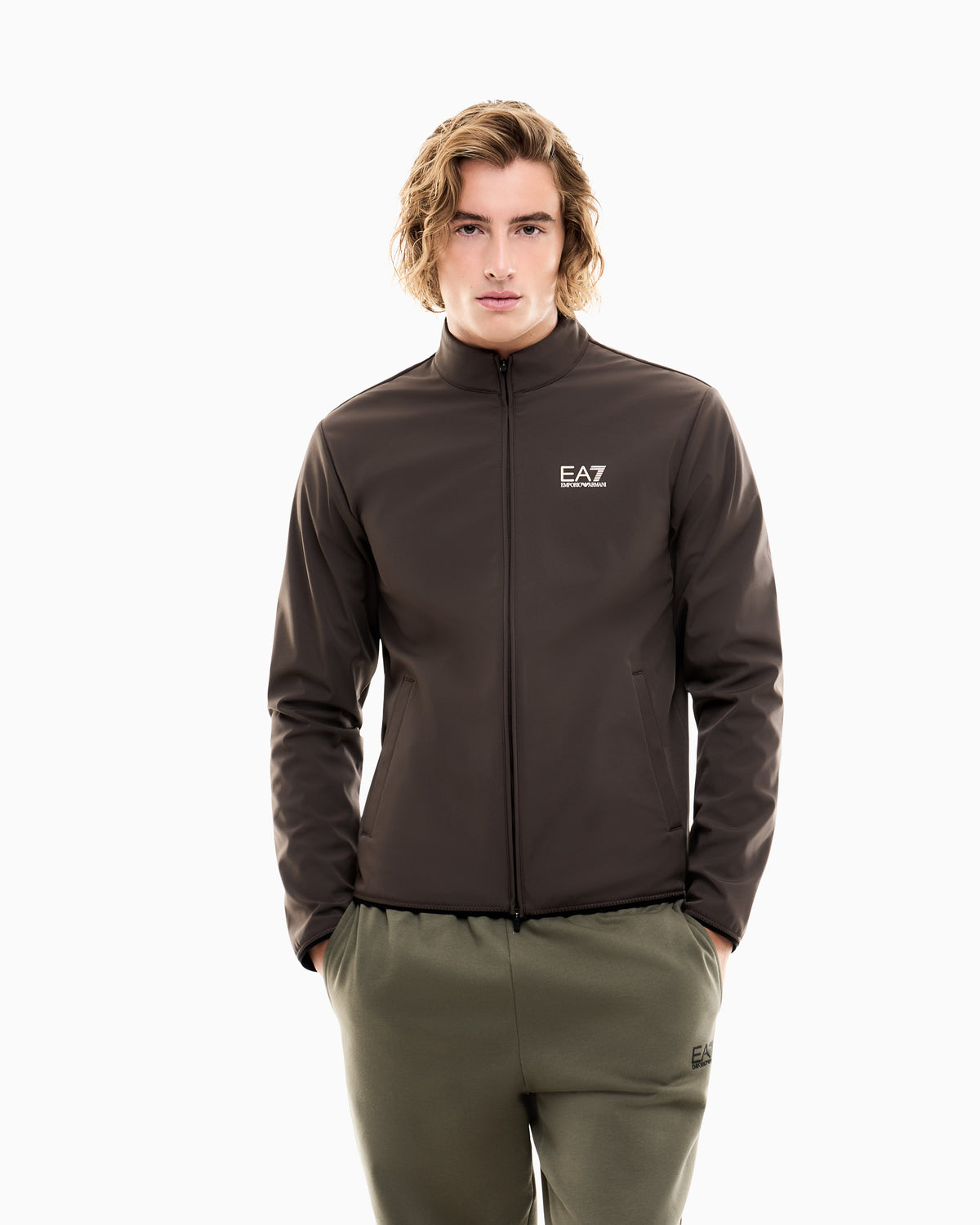 EA7 Sweatshirt Golf Pro regular fit technical with rib details