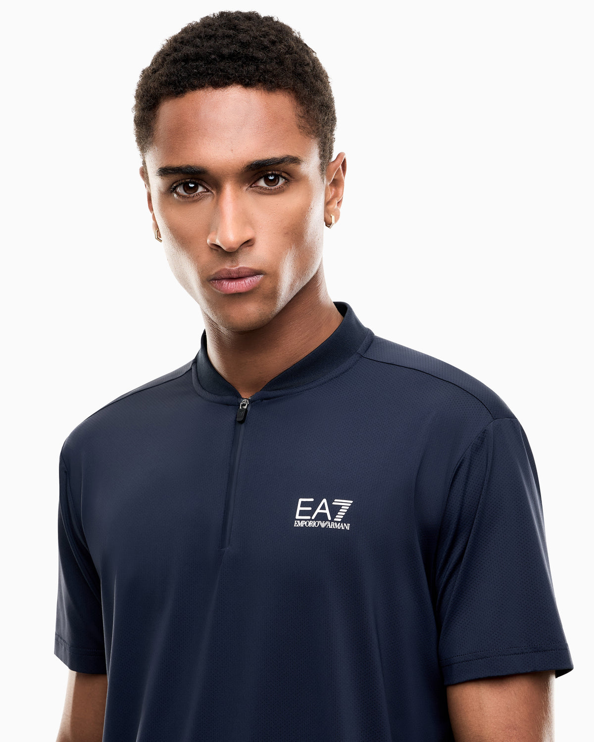 EA7 Jersey top Tennis Pro regular fit in technical fabric