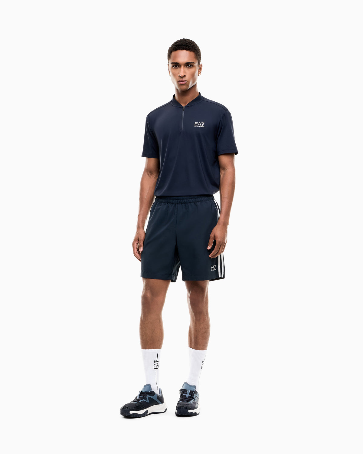 EA7 Jersey top Tennis Pro regular fit in technical fabric