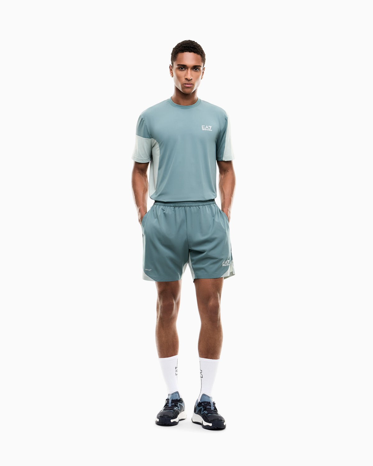 EA7 T-shirt Tennis Pro regular fit in jersey
