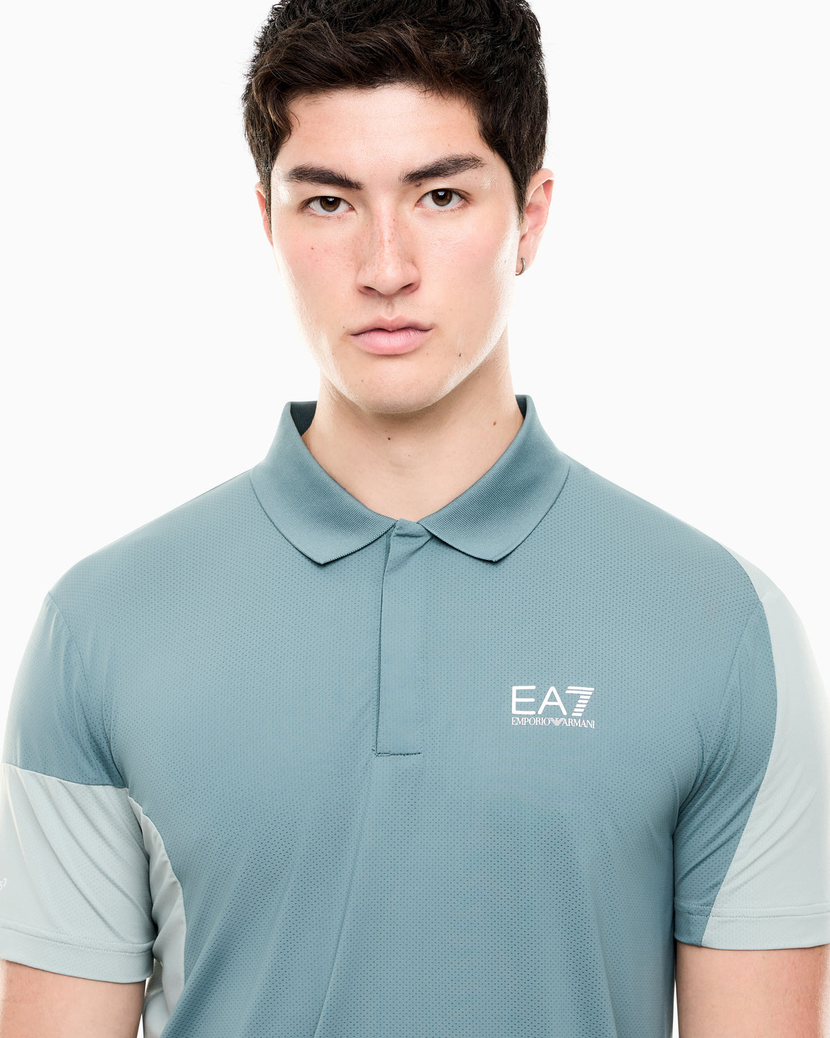 EA7 polo shirt Tennis Pro block jersey regular fit