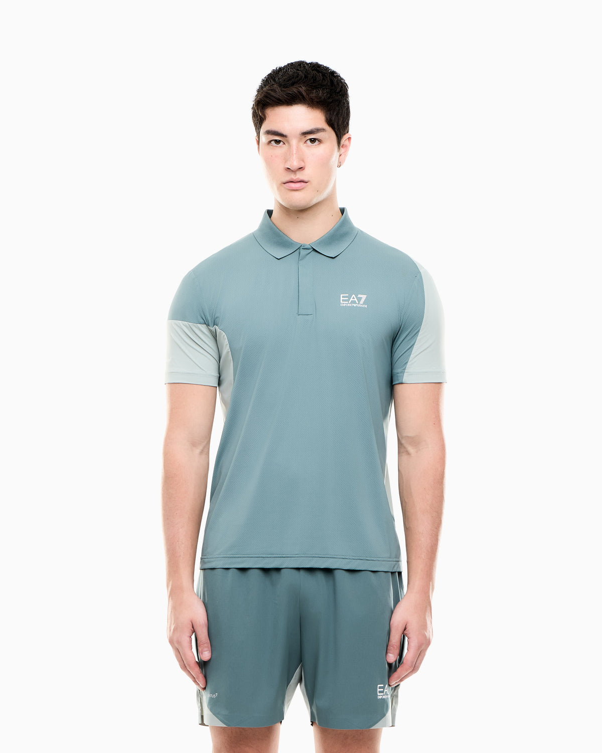 EA7 polo shirt Tennis Pro block jersey regular fit