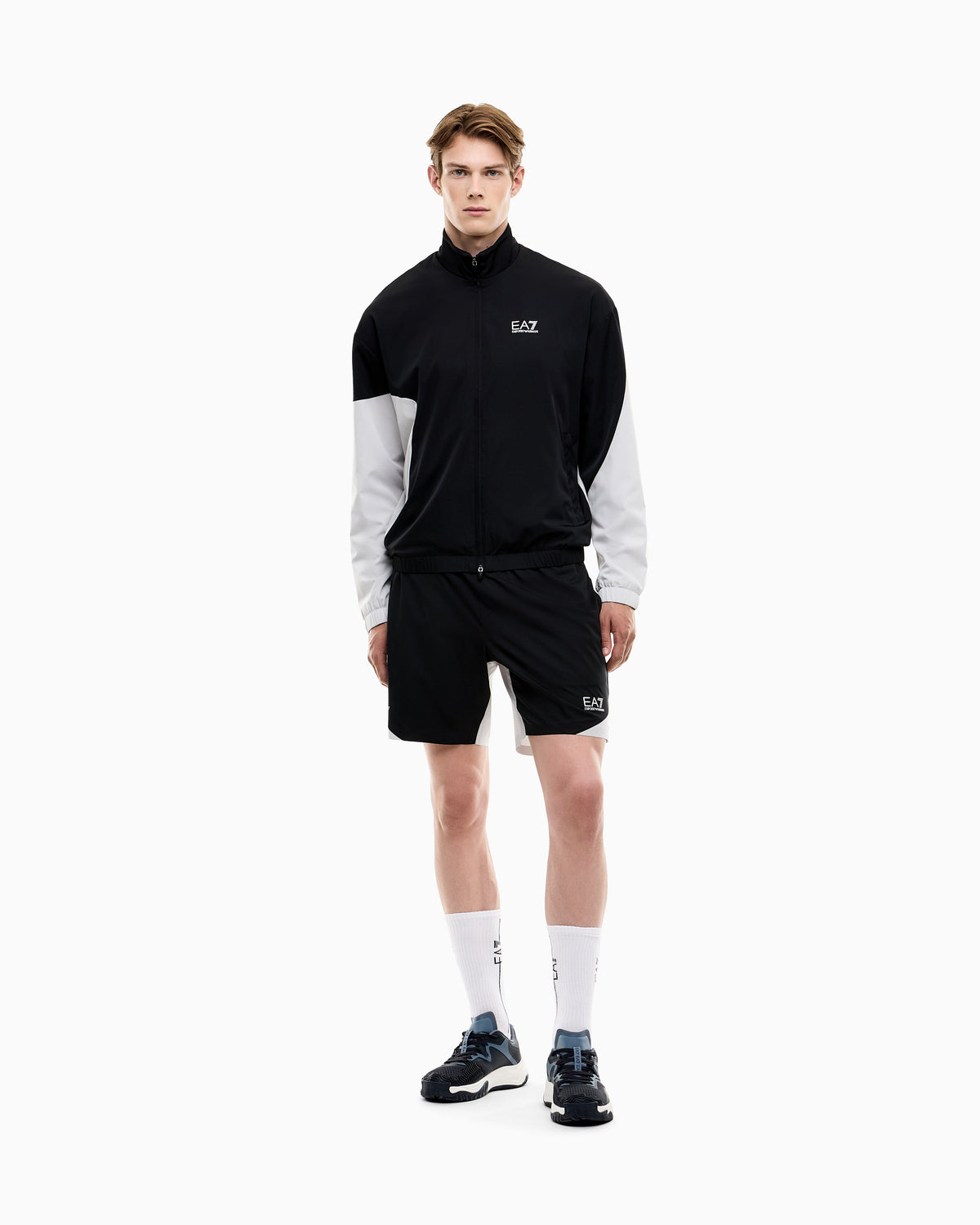 EA7 Color block Tennis Pro shorts in VENTUS7 technical fabric