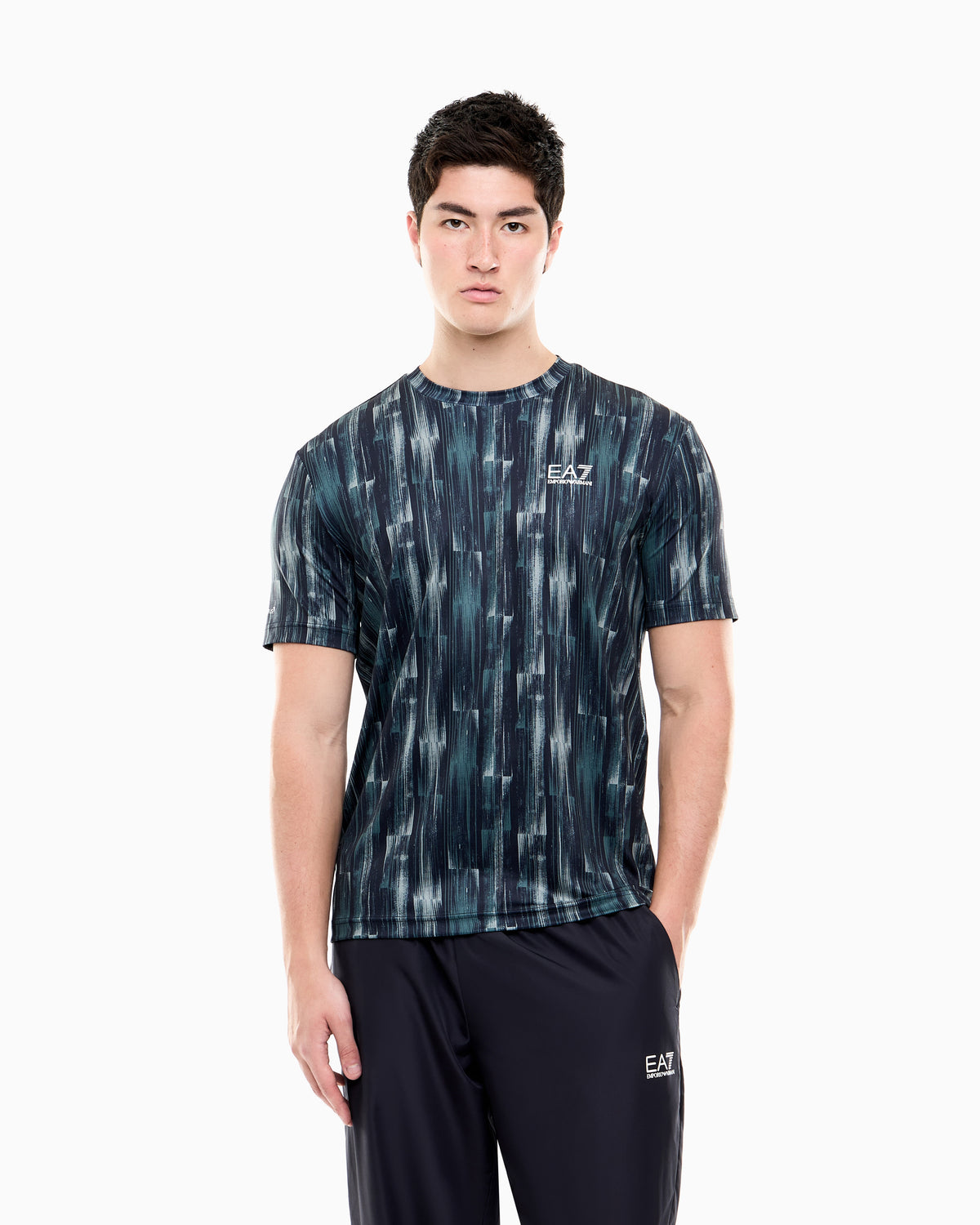 EA7 T-shirt Tennis Pro regular fit in jersey with graphics