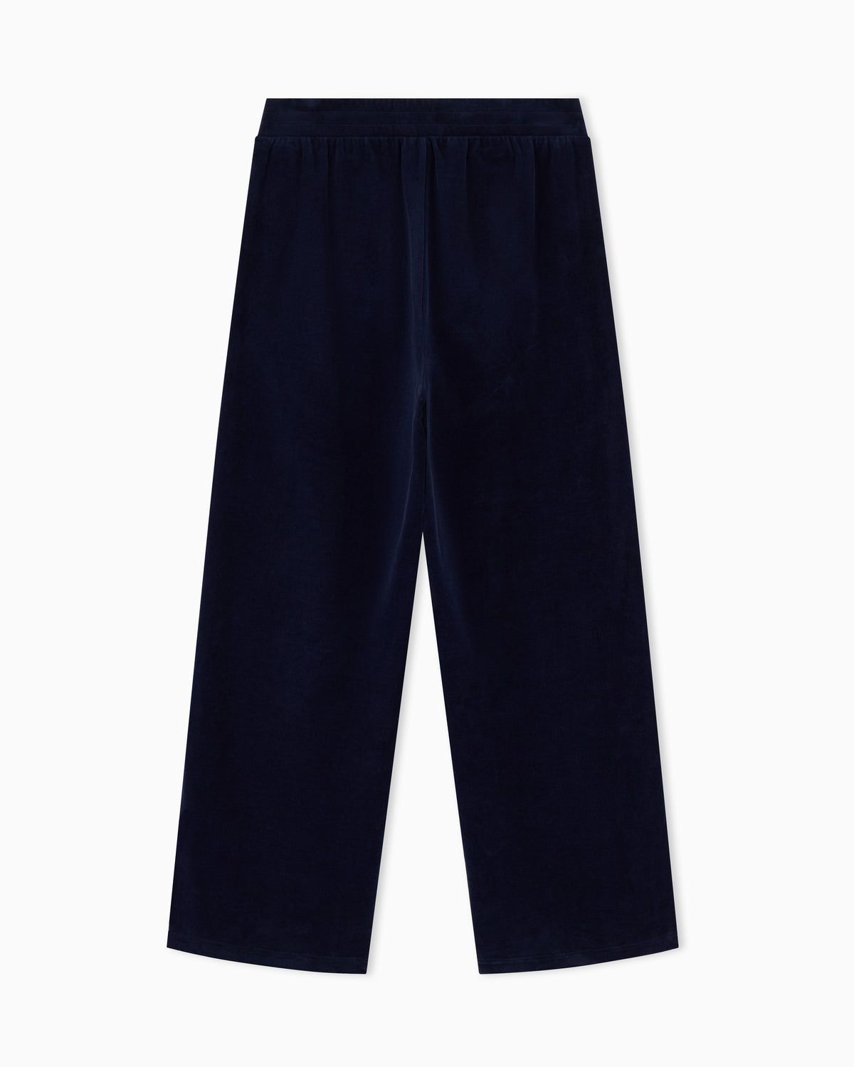 EA7 Regular fit trousers Tennis Club in cotton blend velour