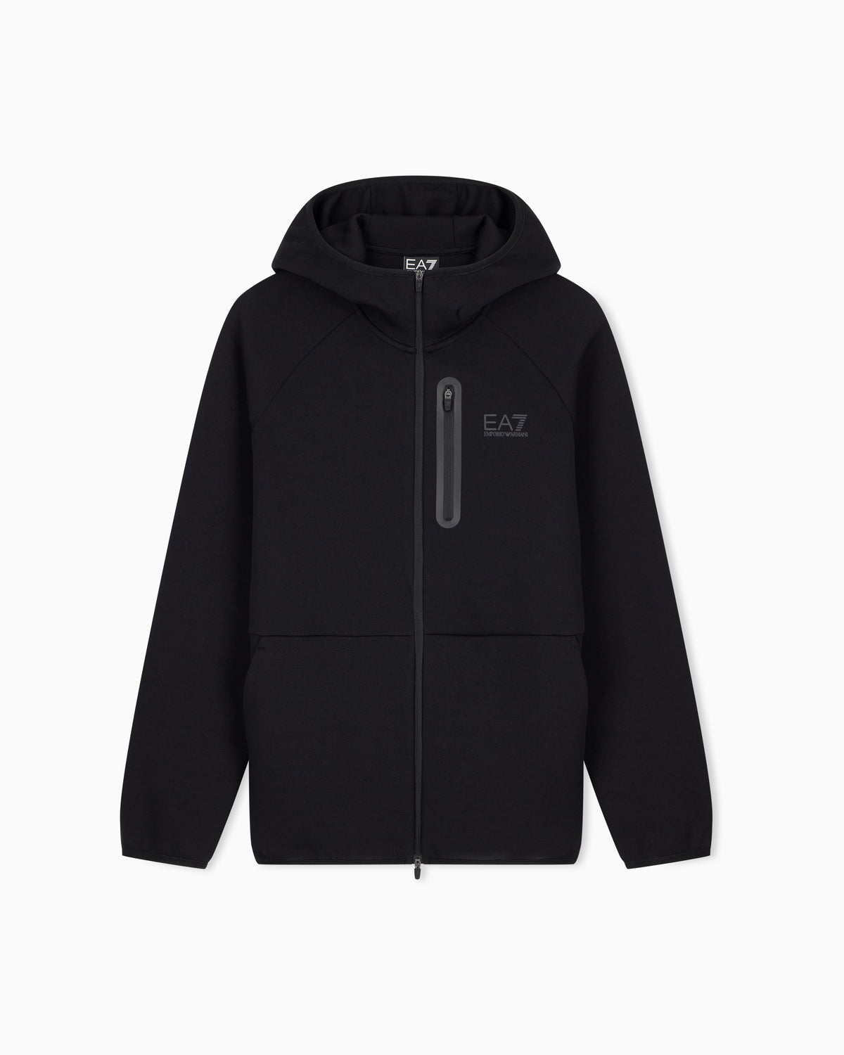 EA7 Zip hoodie Natural Ventus 7 regular fit