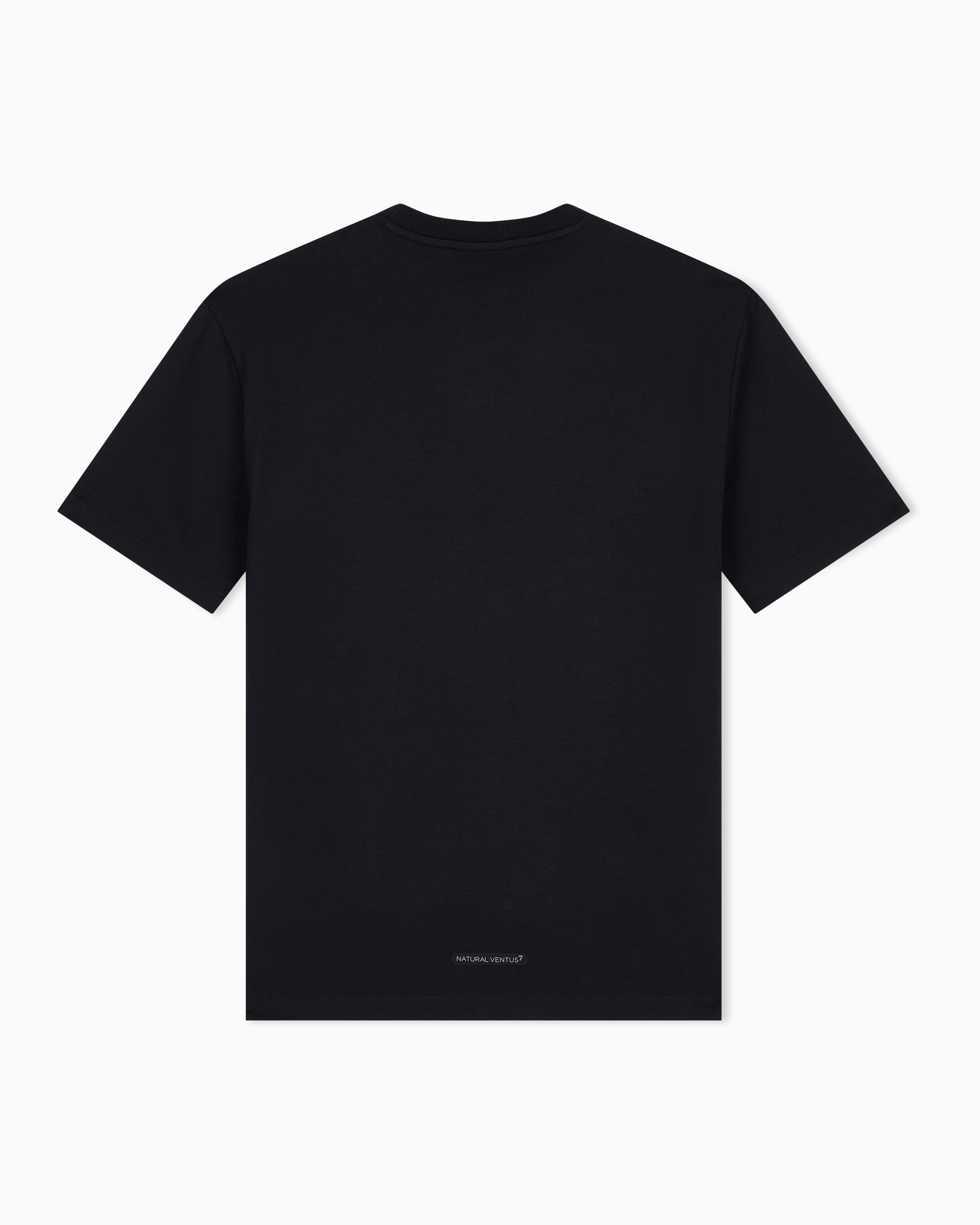 EA7 T-shirt Natural Ventus 7 in regular fit jersey