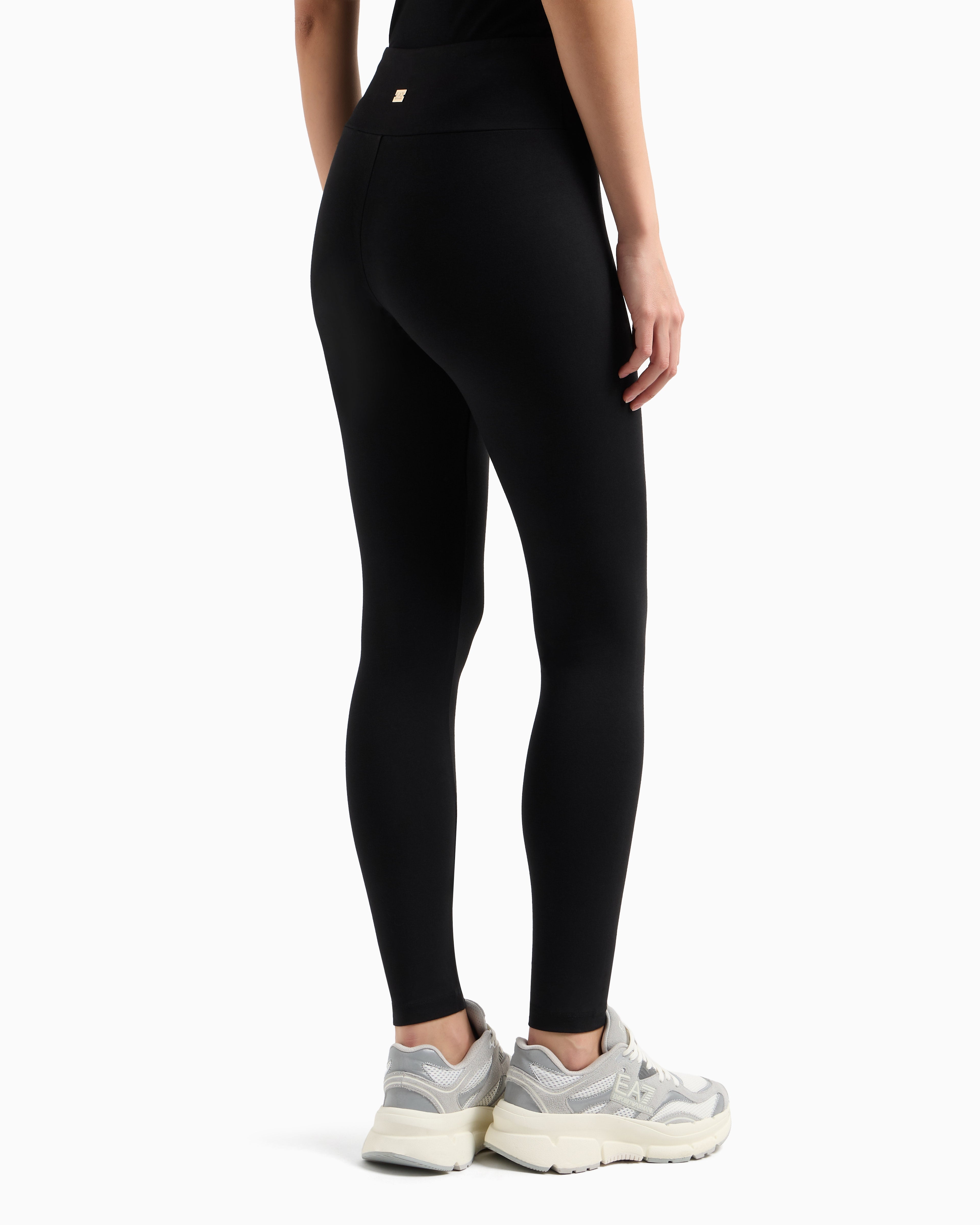 EA7 Core Lady stretch-cotton leggings