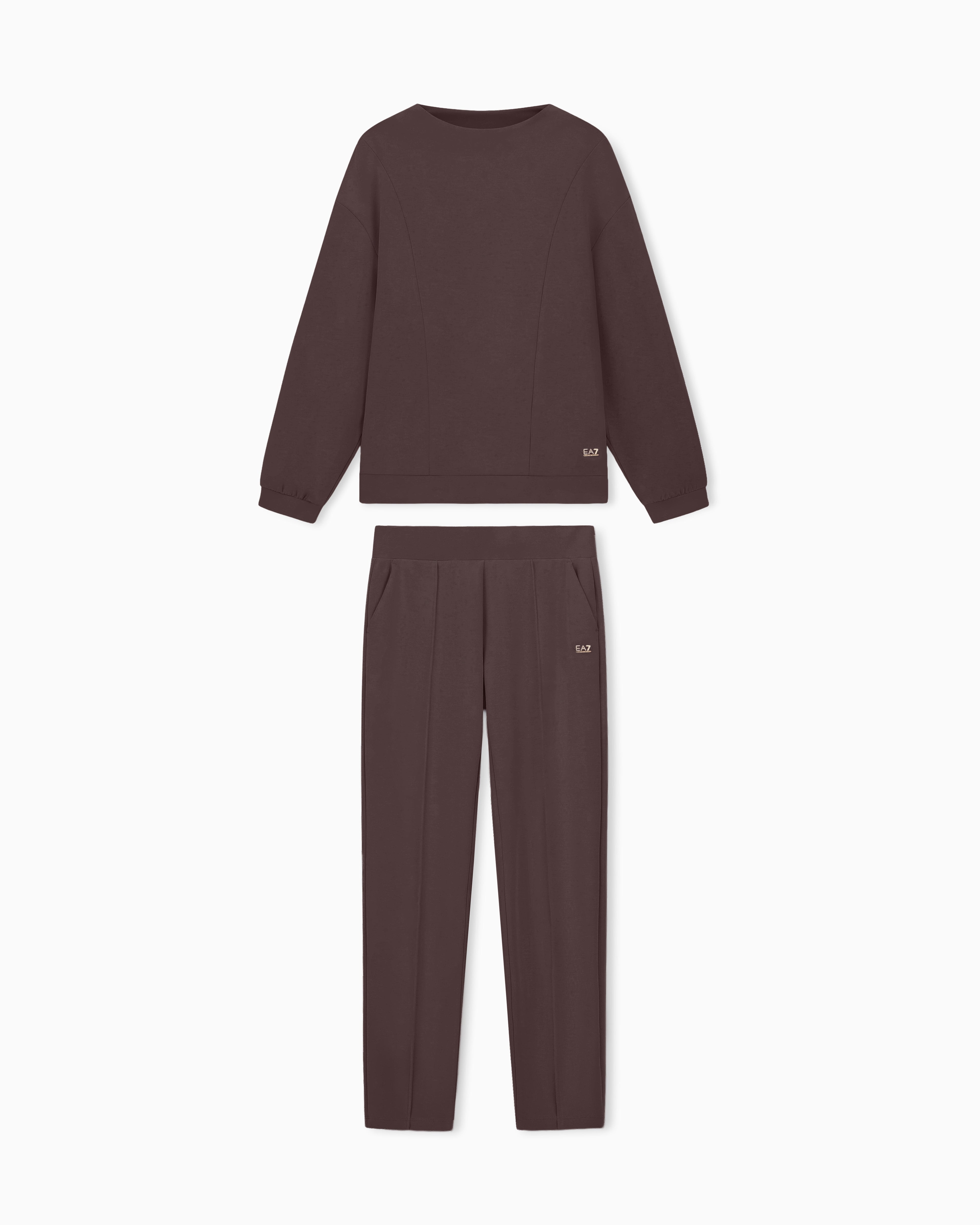 EA7 Core Lady tracksuit in a stretch modal blend