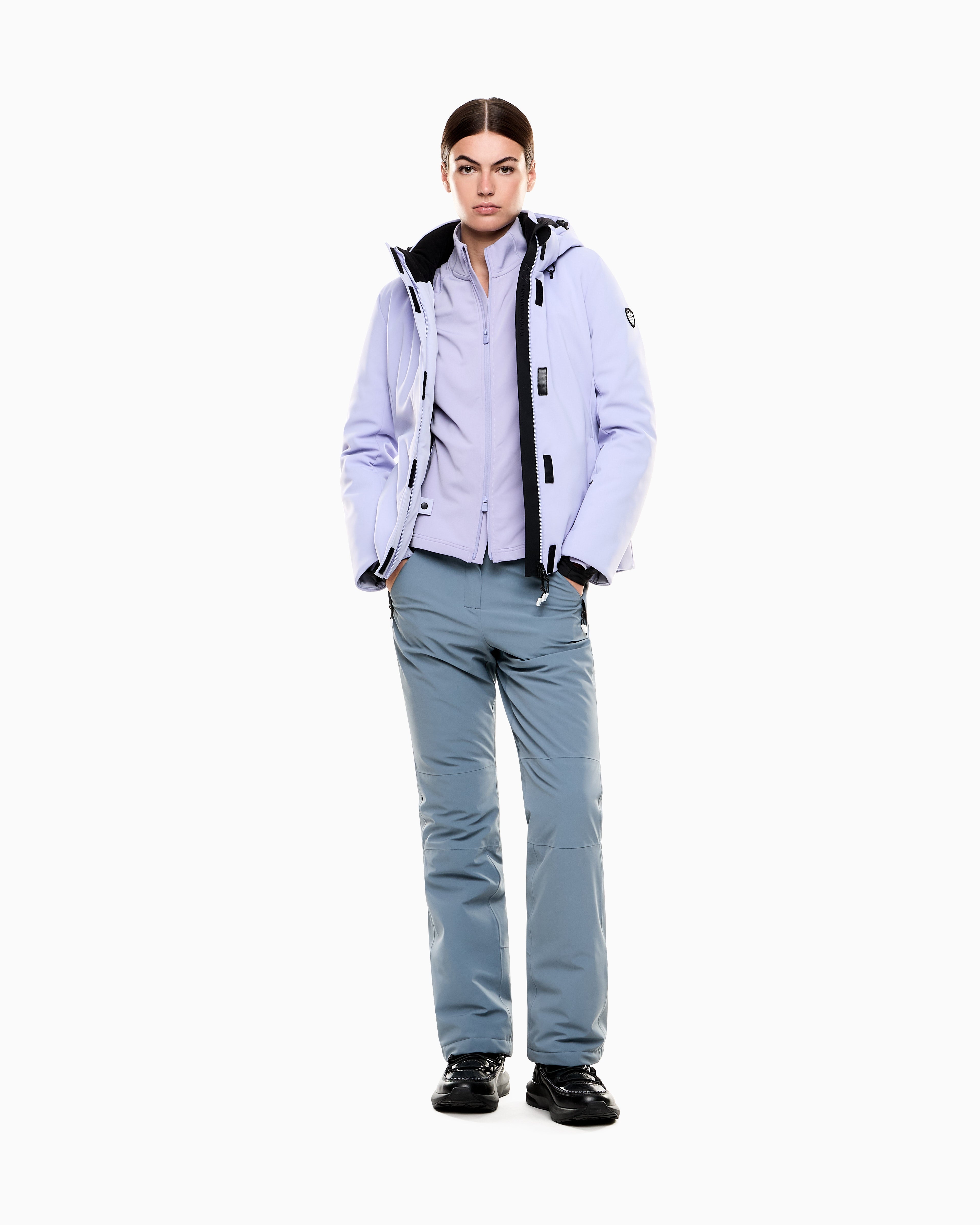 EA7 Powerstretch fabric technical ski fleece