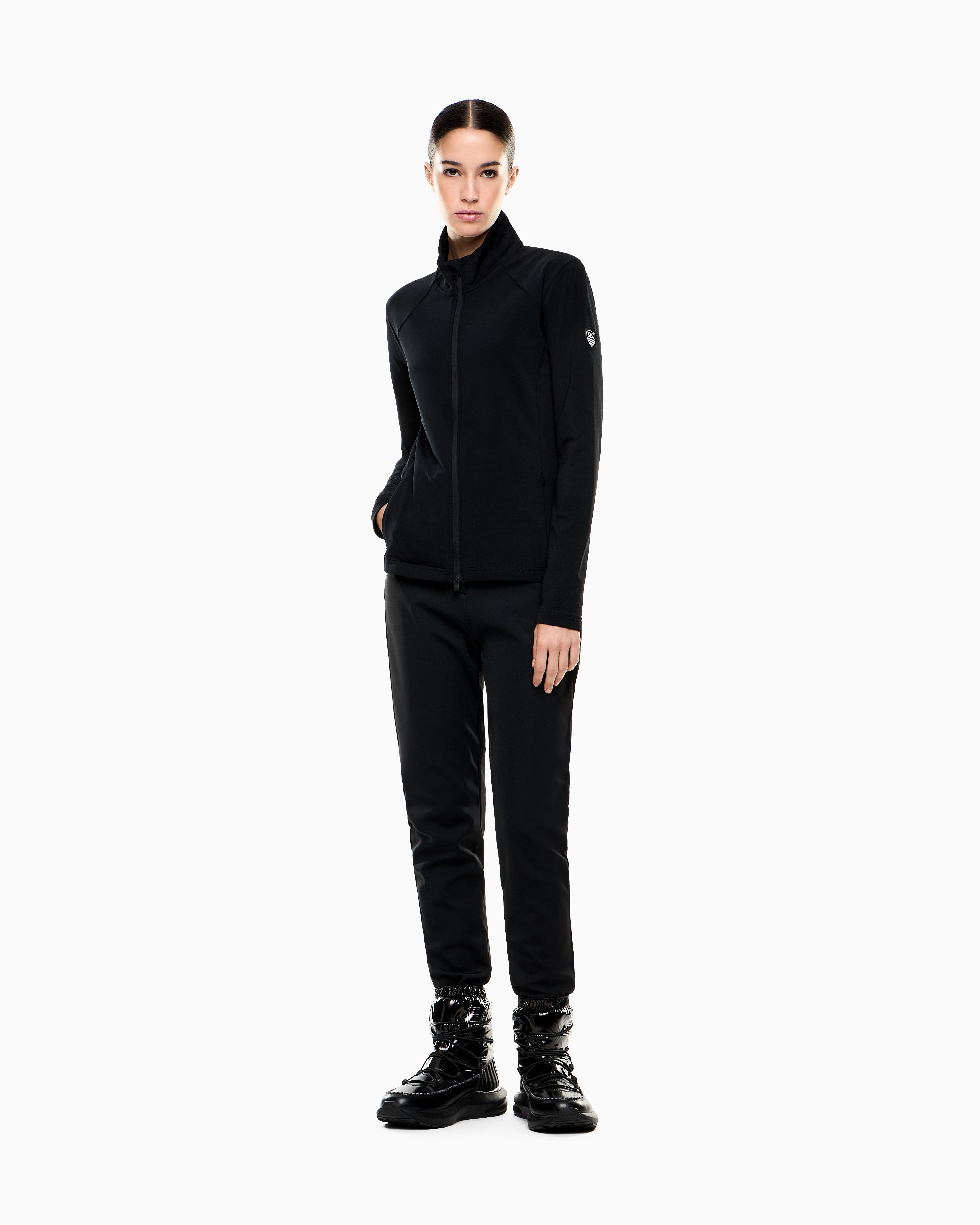 EA7 Powerstretch fabric technical ski fleece