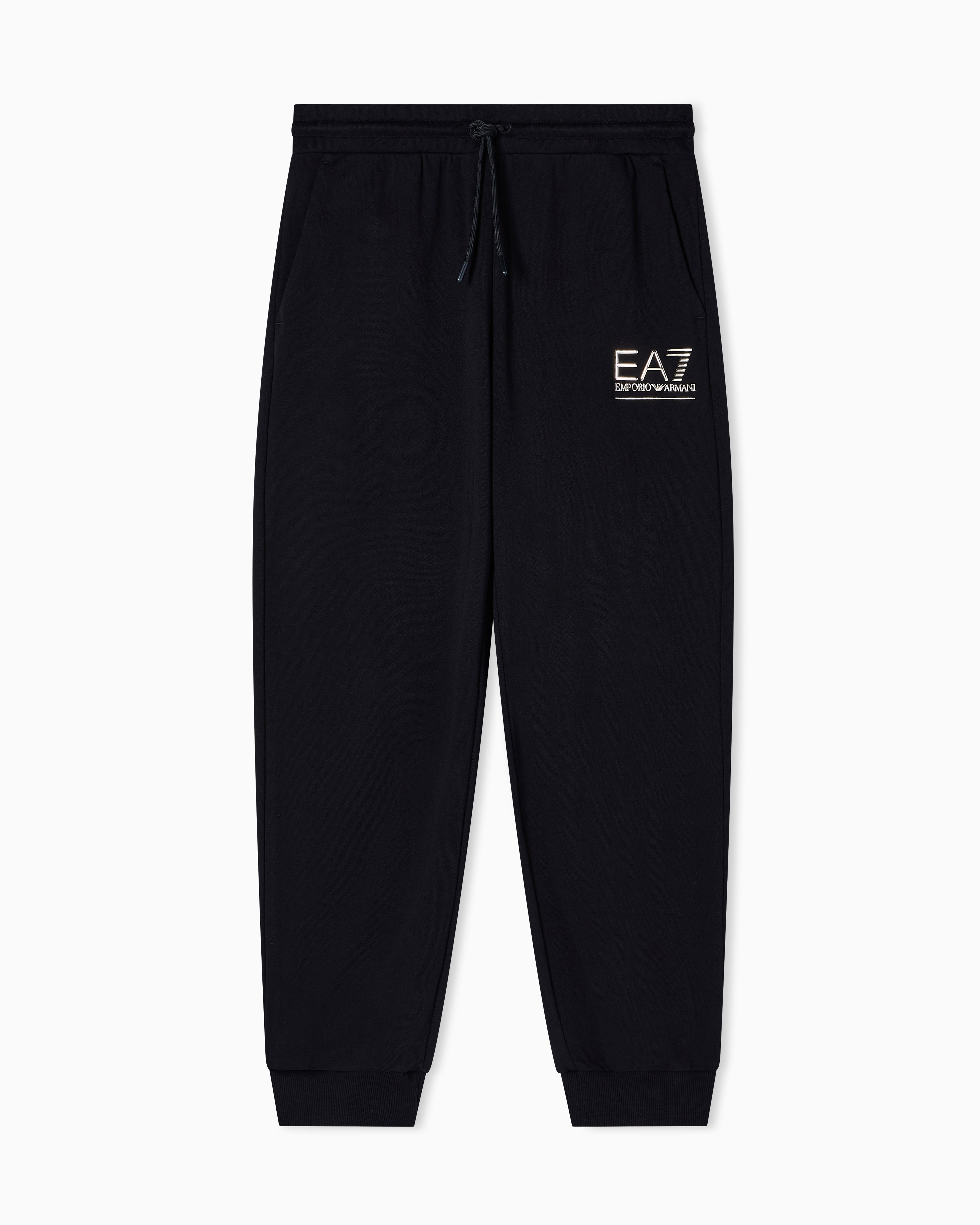 EA7 Visibility cotton-blend joggers