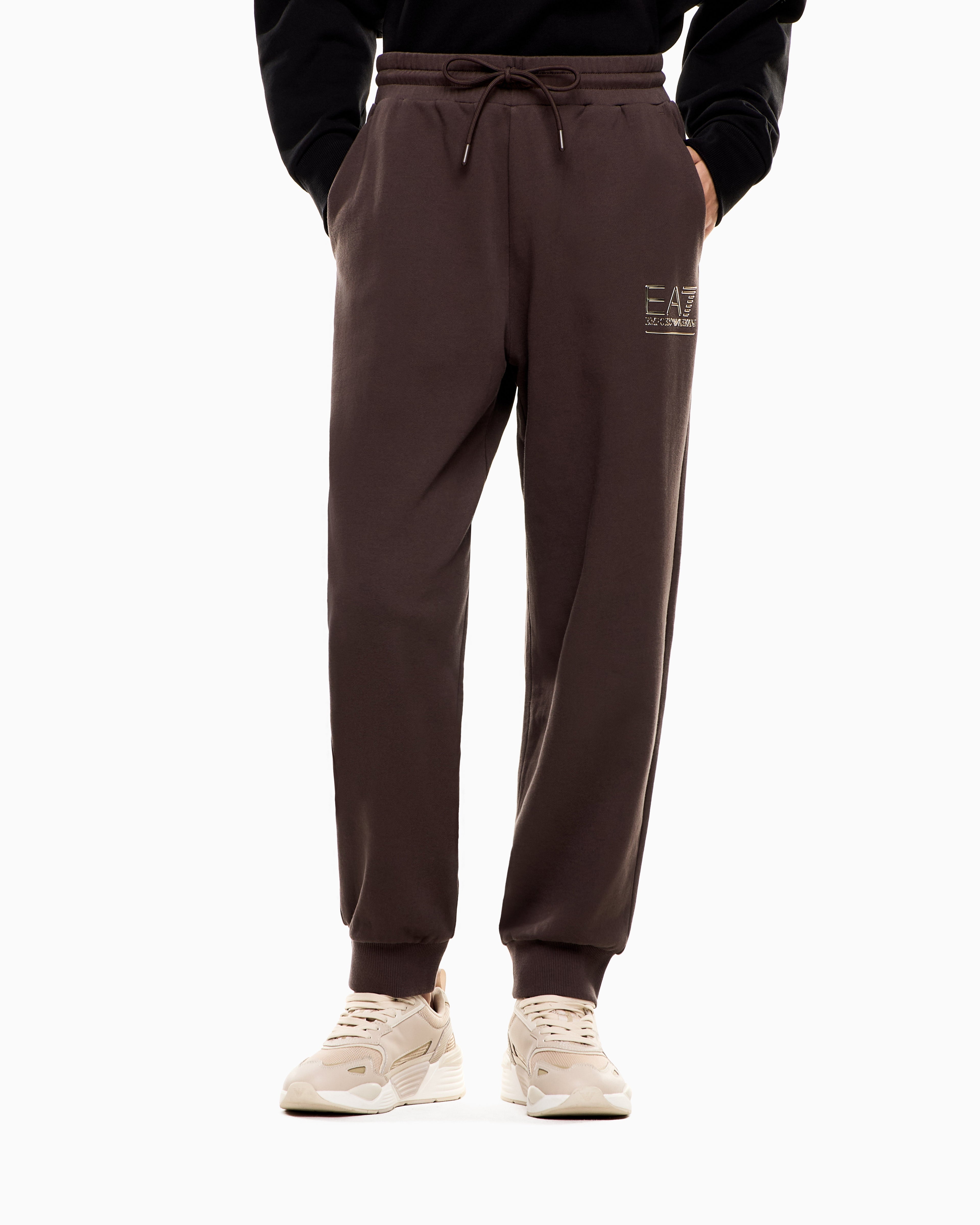 EA7 Visibility cotton-blend joggers