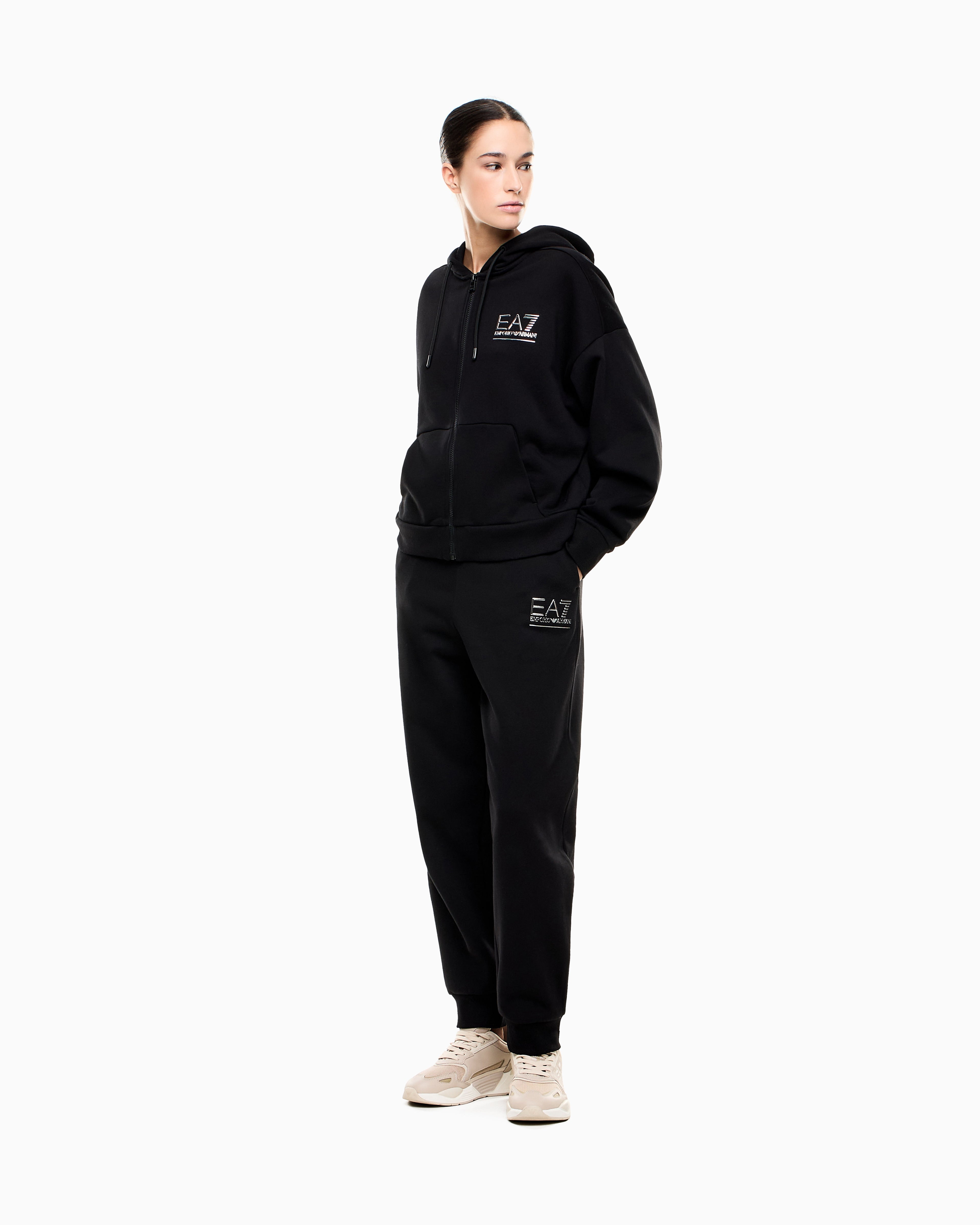 EA7 Cotton-blend Visibility tracksuit
