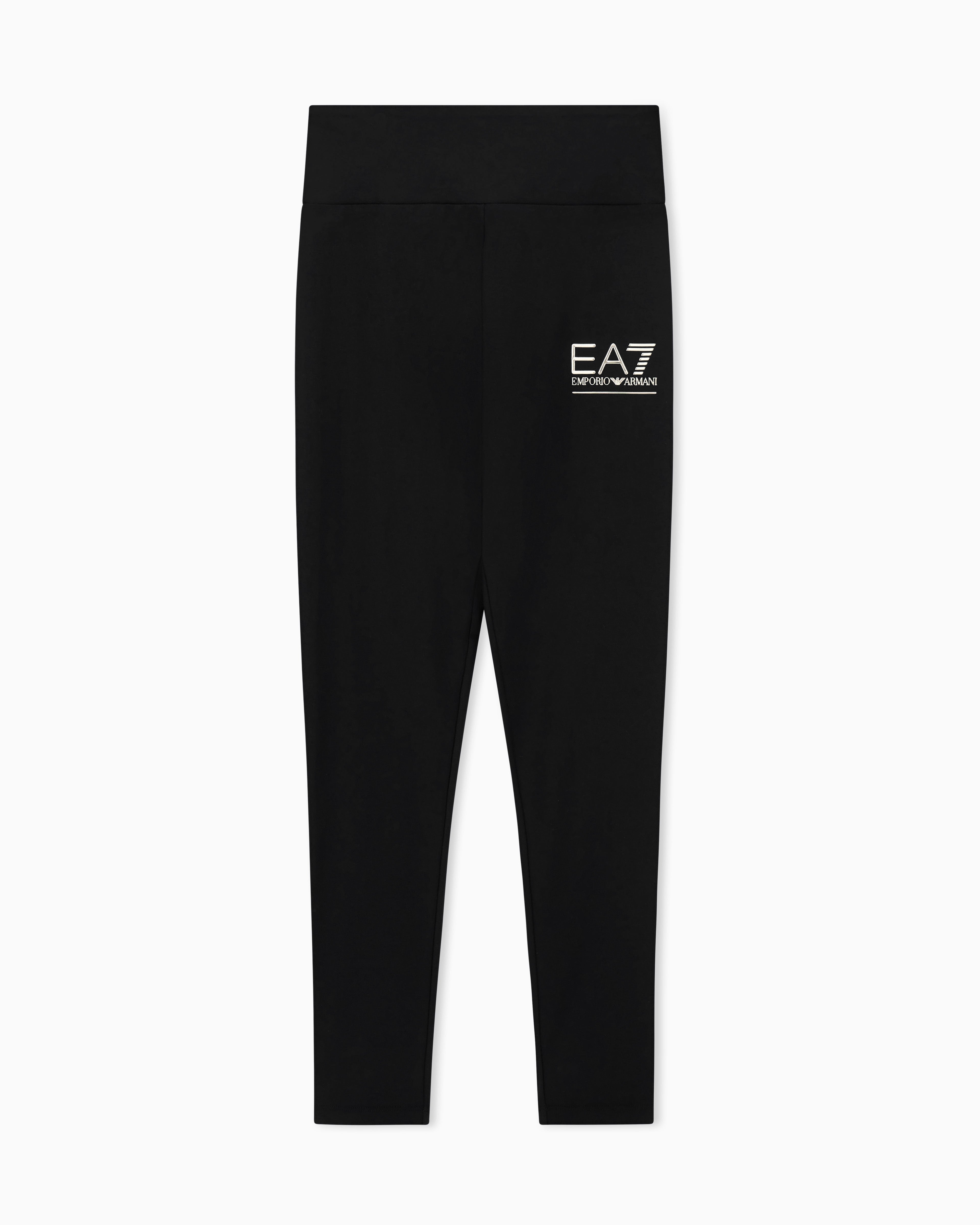 EA7 Visibility stretch-cotton leggings