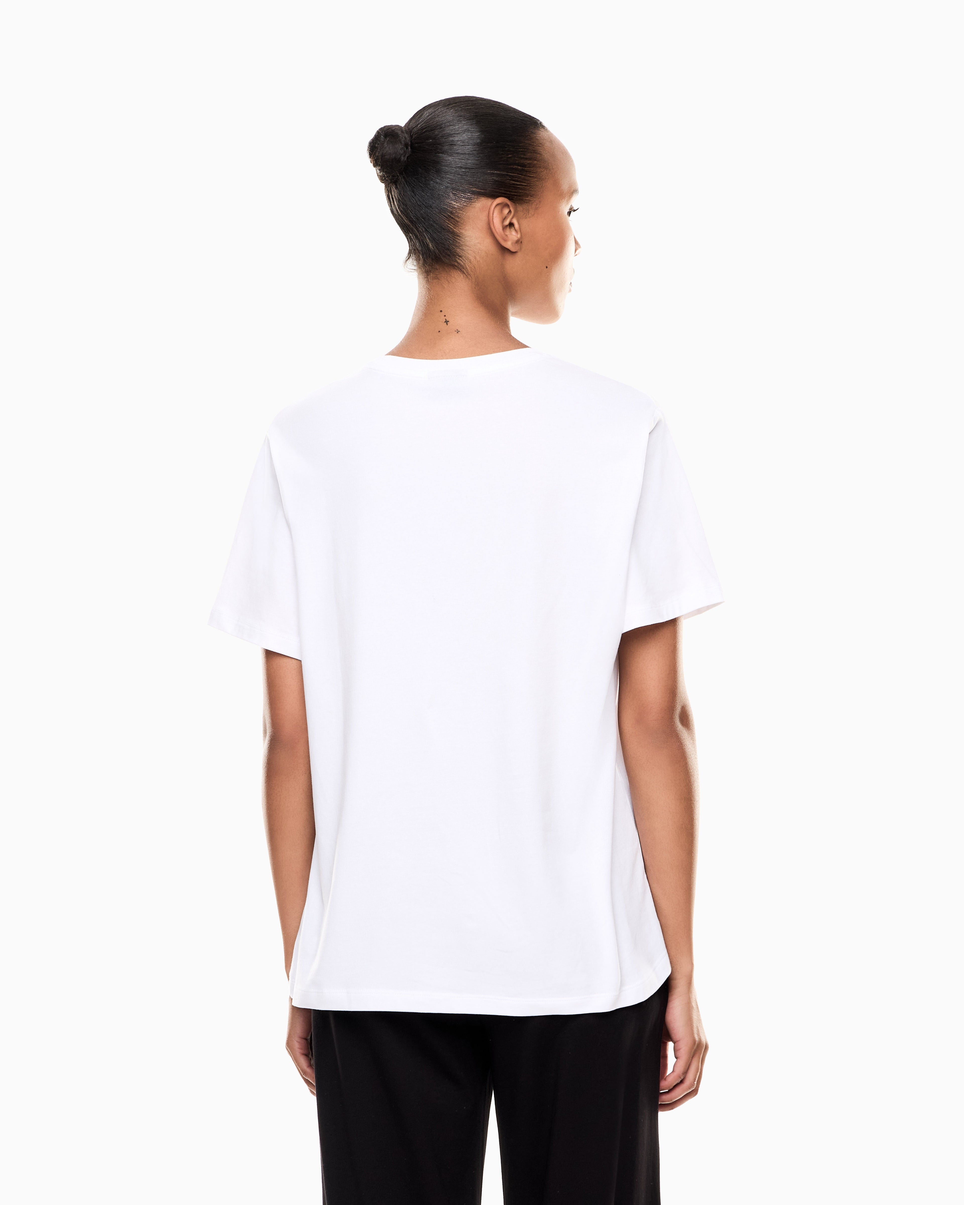 EA7 Core Lady stretch-jersey T-shirt