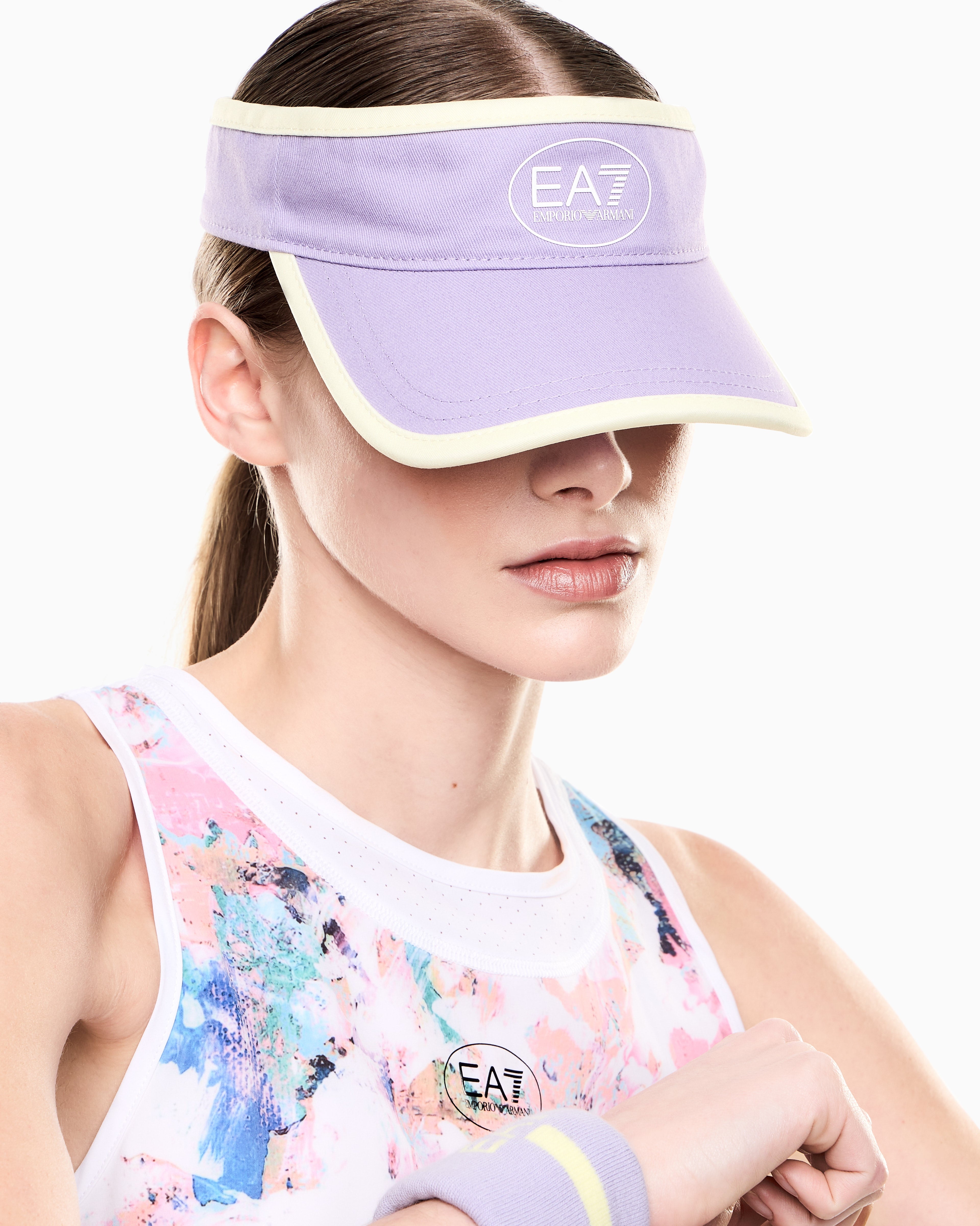 EA7 Tennis Pro cotton visor