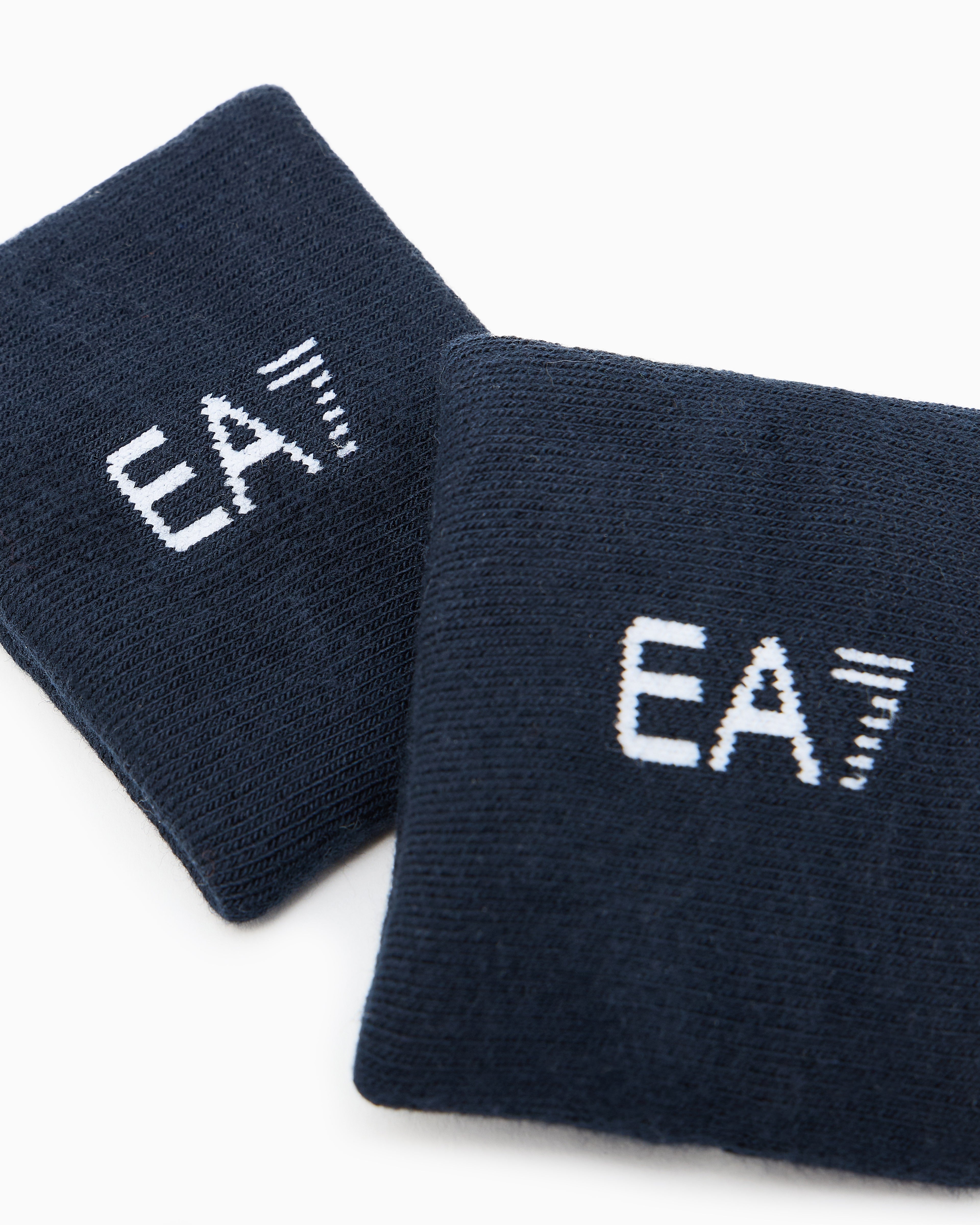 EA7 Tennis Pro stretch-cotton blend wristbands