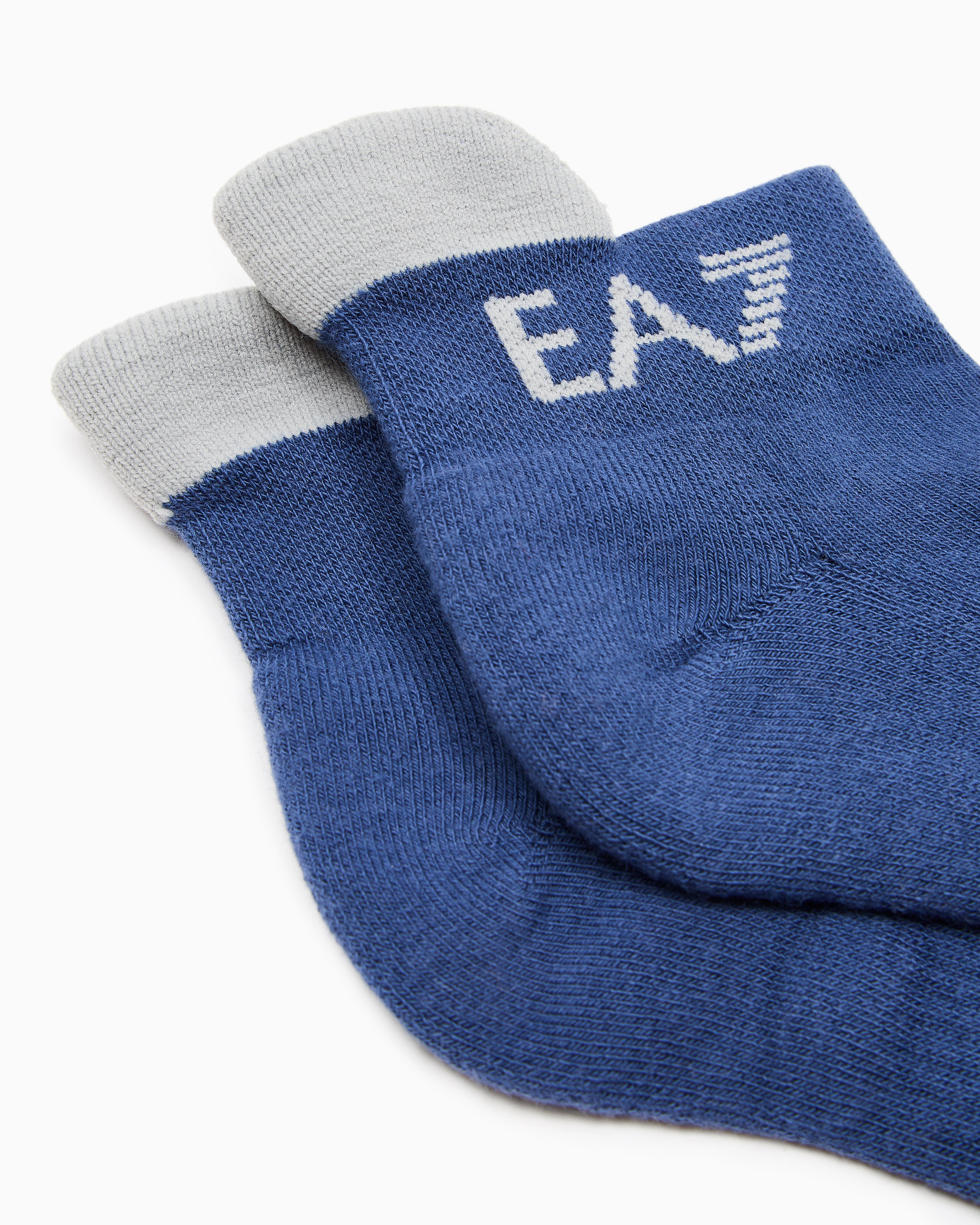 EA7 Tennis Pro cotton-blend ankle socks