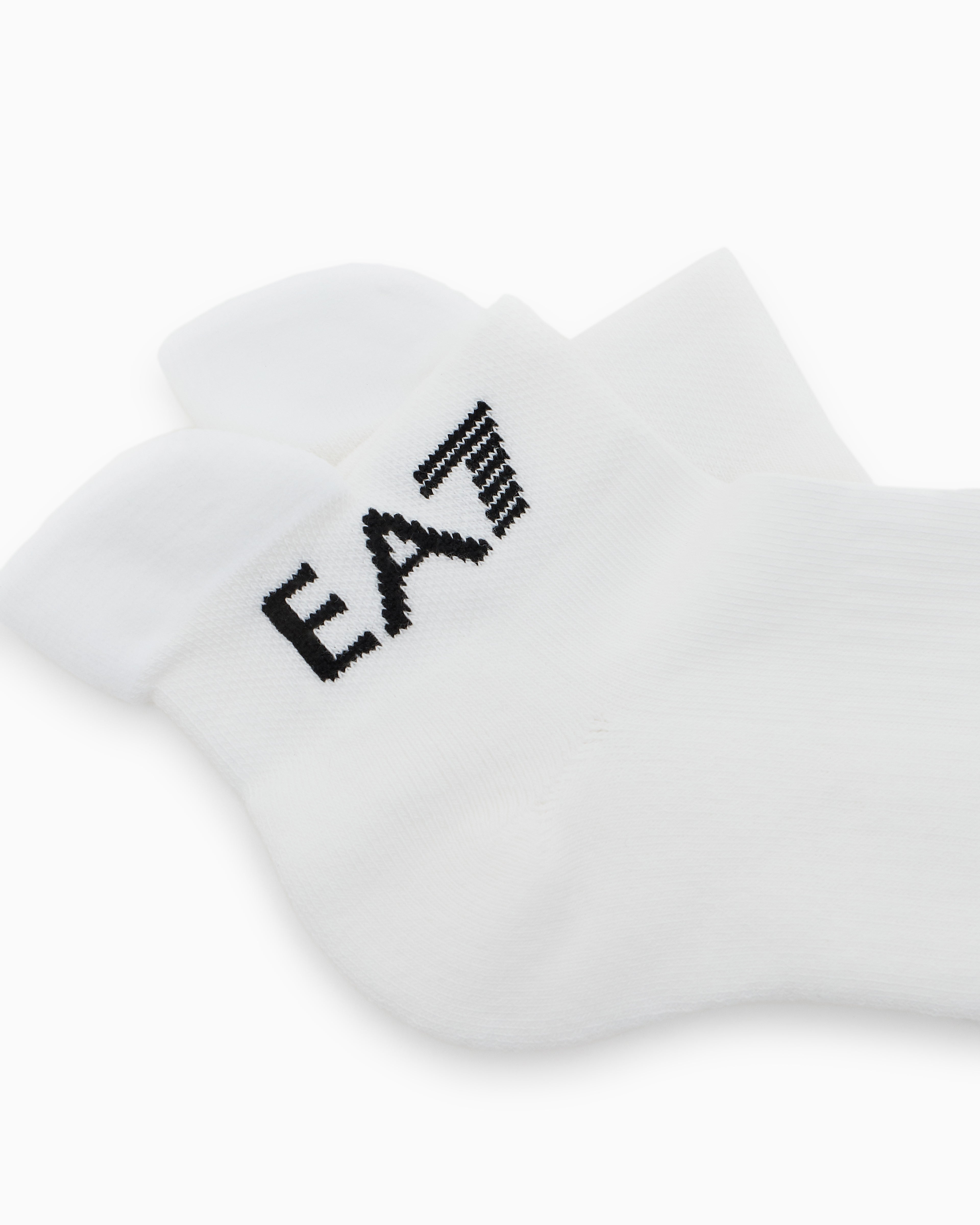 EA7 Tennis socks in soft cotton with jacquard logo Tennis Pro