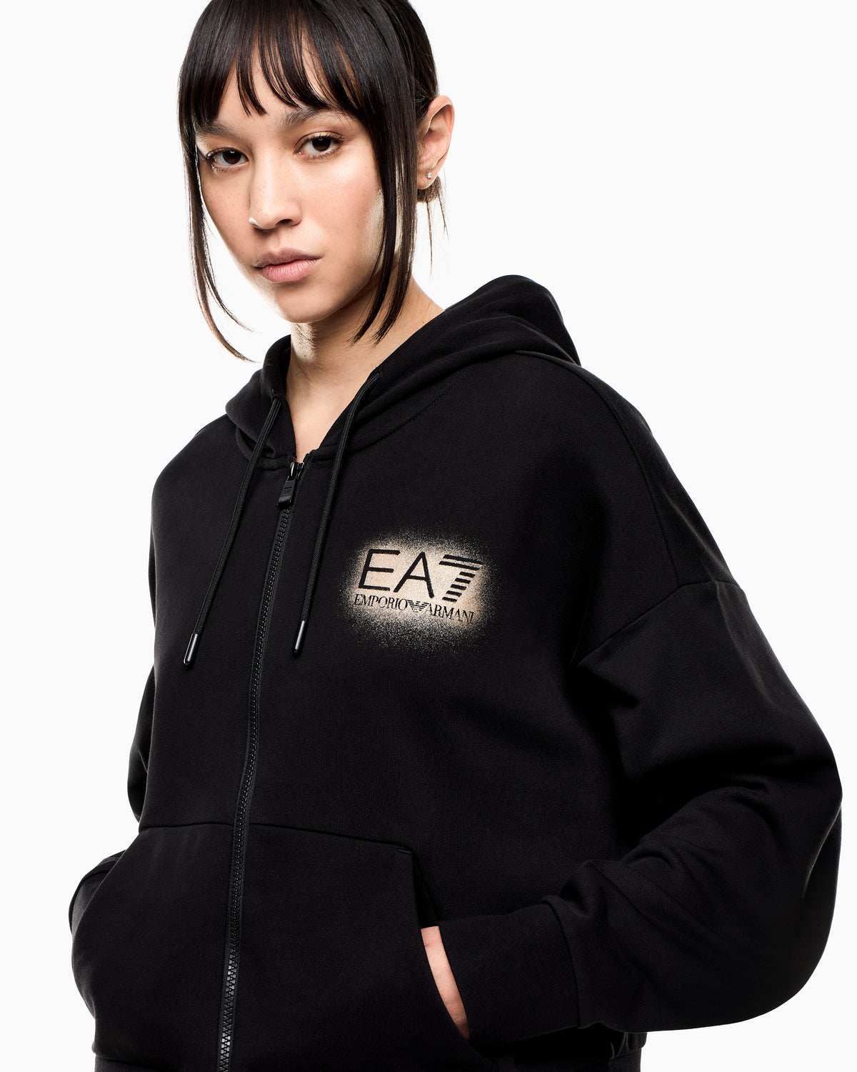 EA7 Cotton-blend Visibility tracksuit