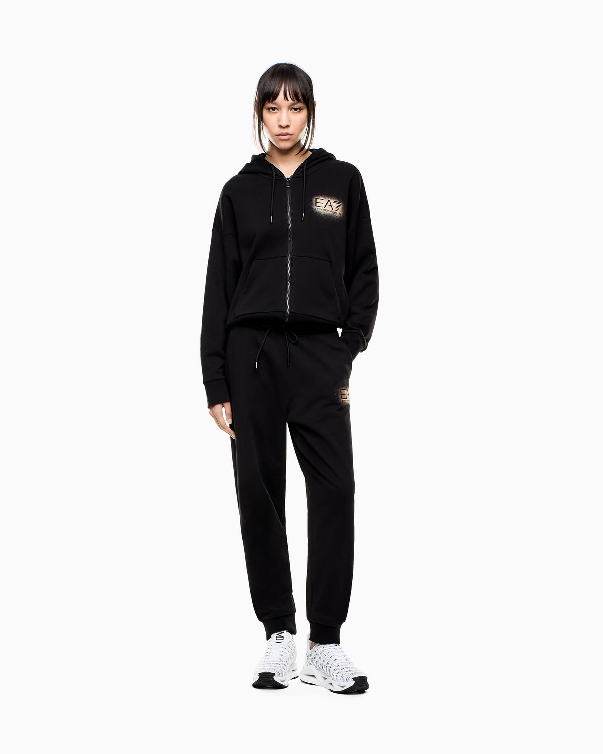 EA7 Cotton-blend Visibility tracksuit