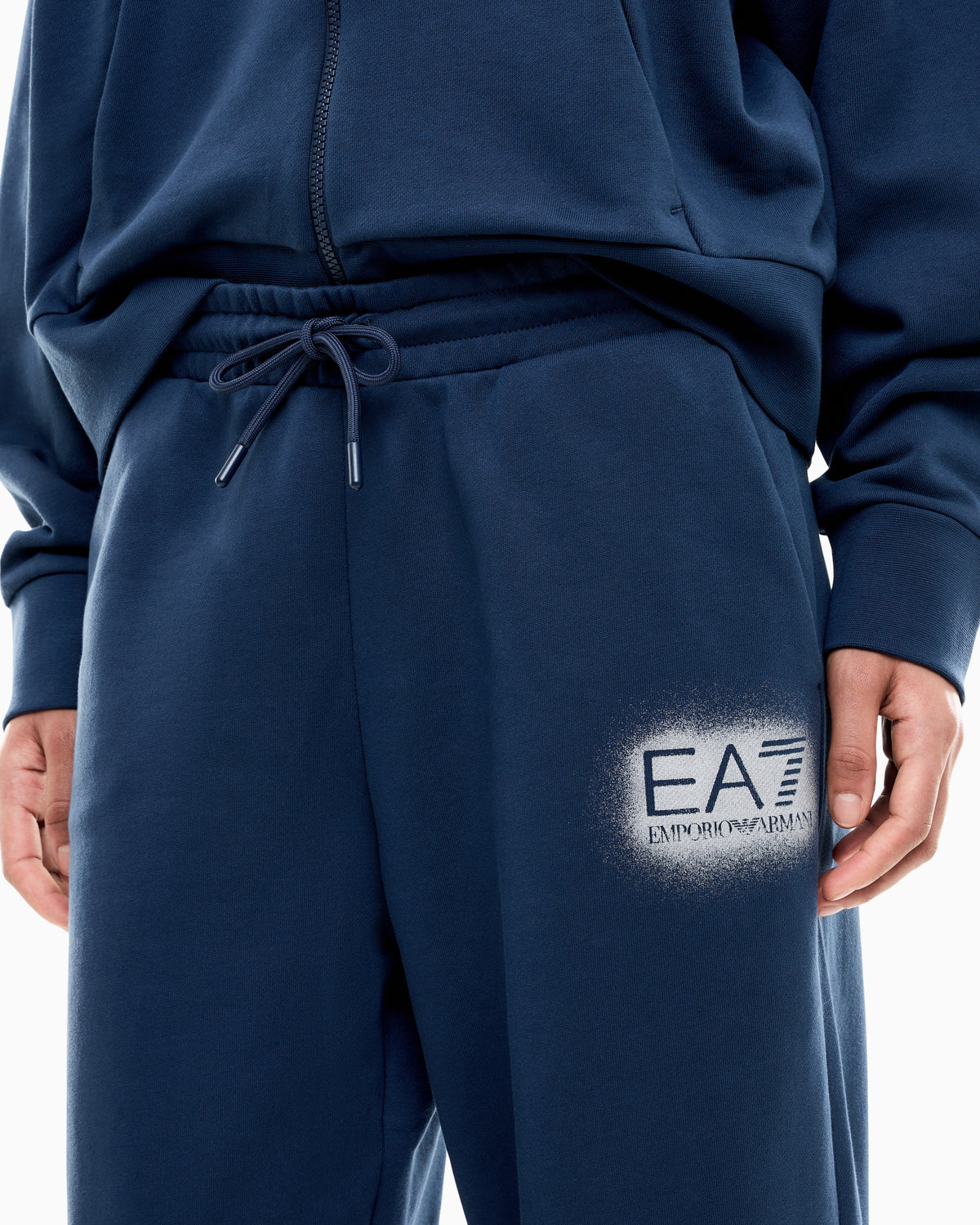 EA7 Cotton-blend Visibility tracksuit