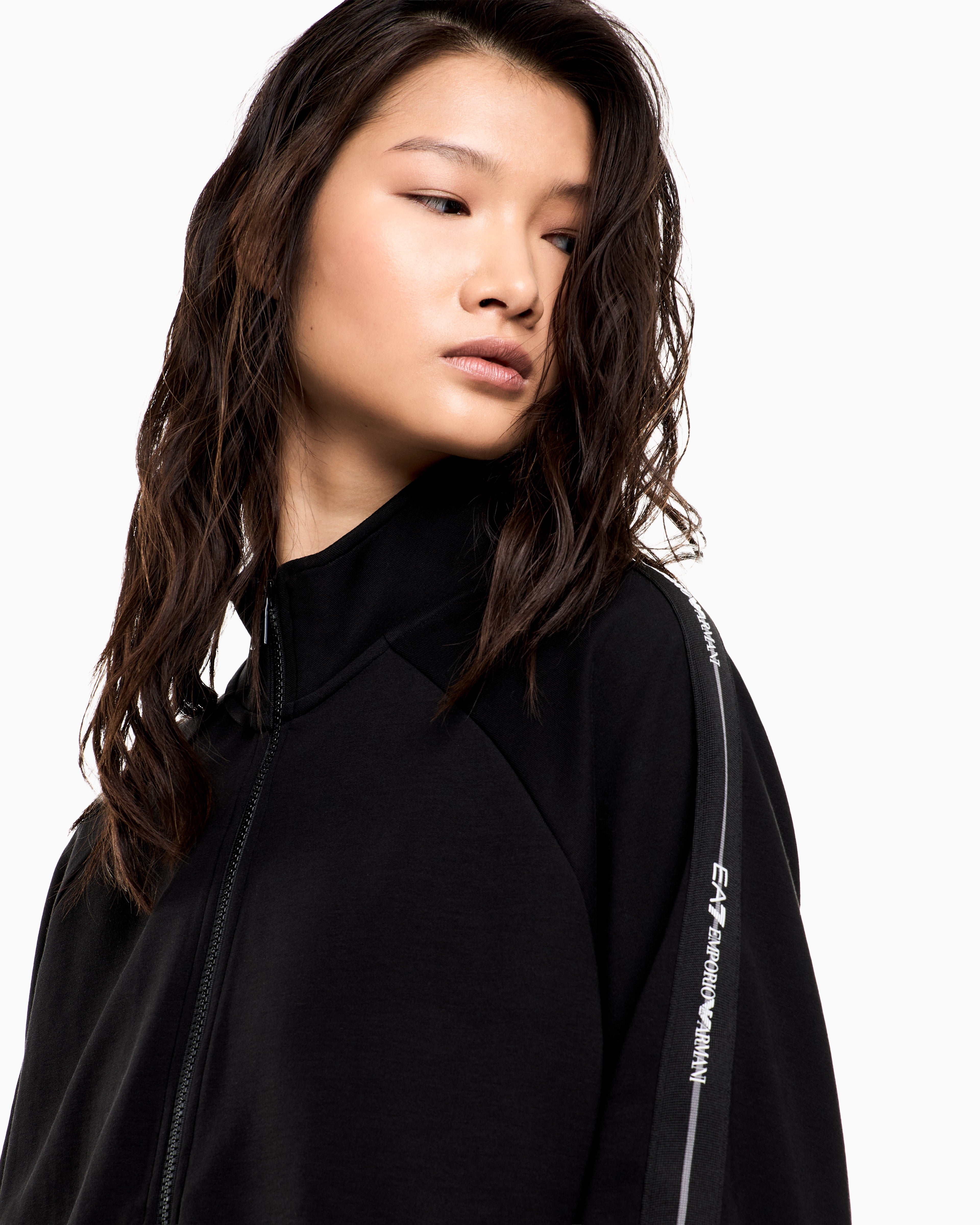 EA7 Logo Series stretch modal blend tracksuit