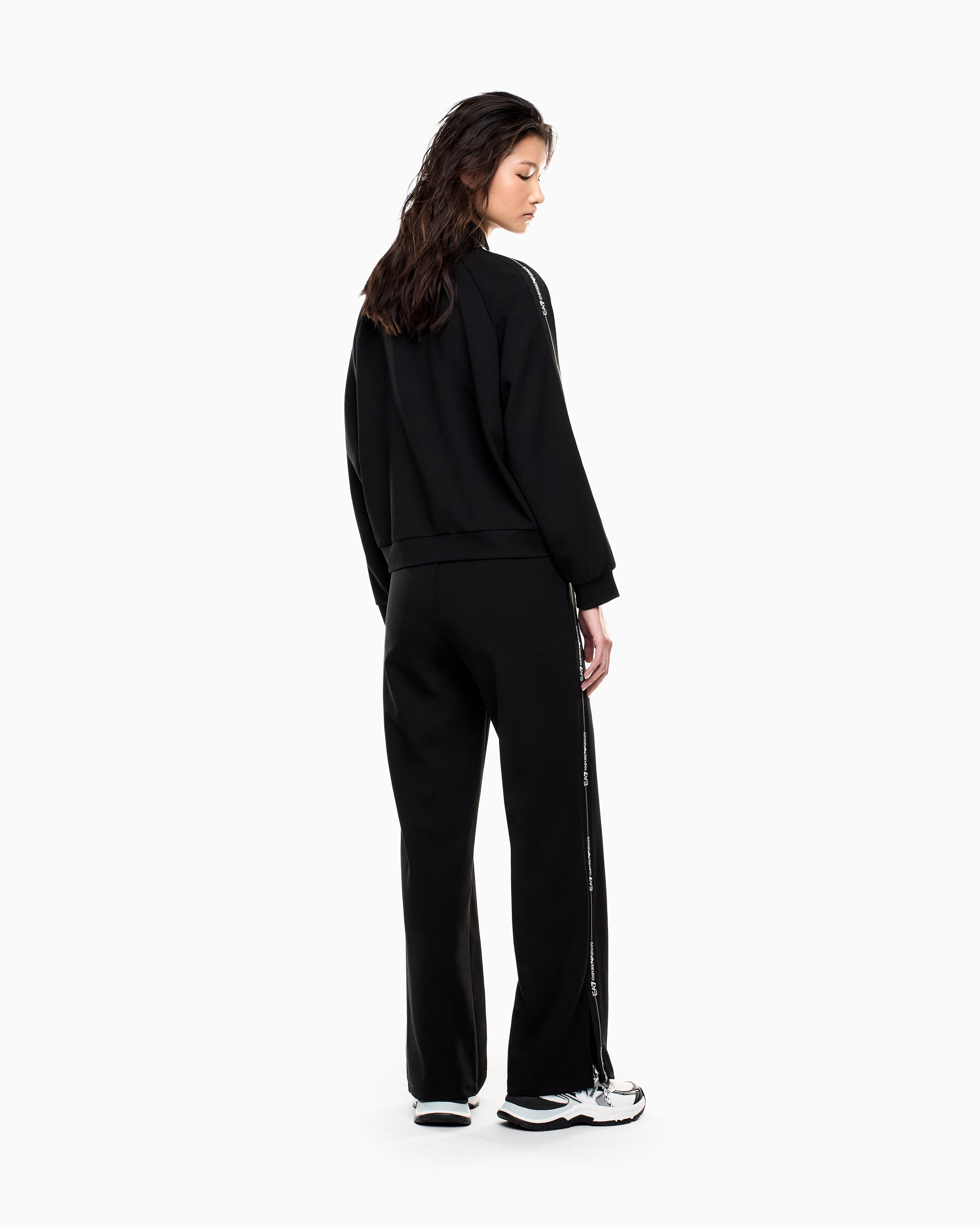 EA7 Logo Series stretch modal blend tracksuit