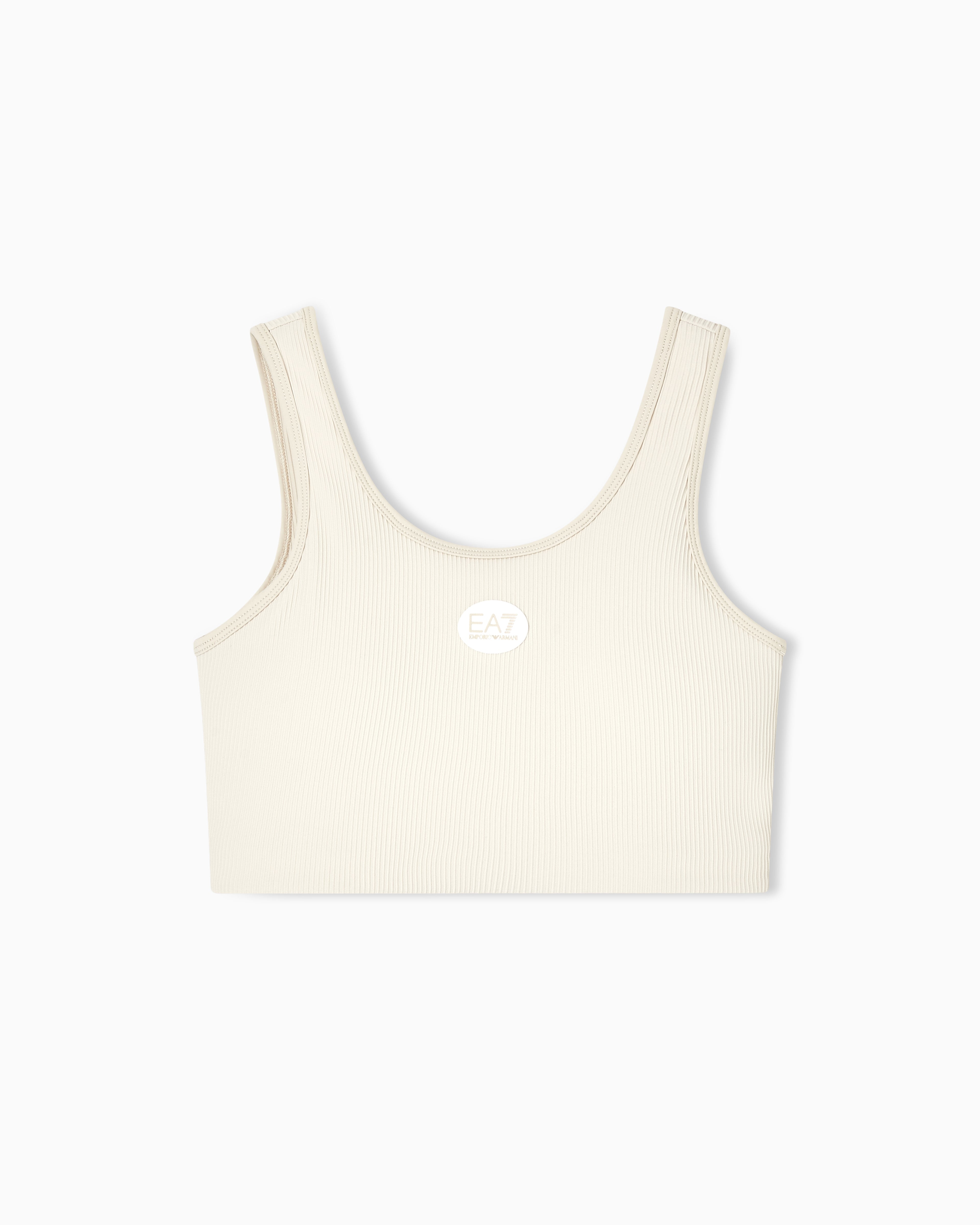 EA7 Dynamic Athlete sports bra in VIGOR7 technical fabric