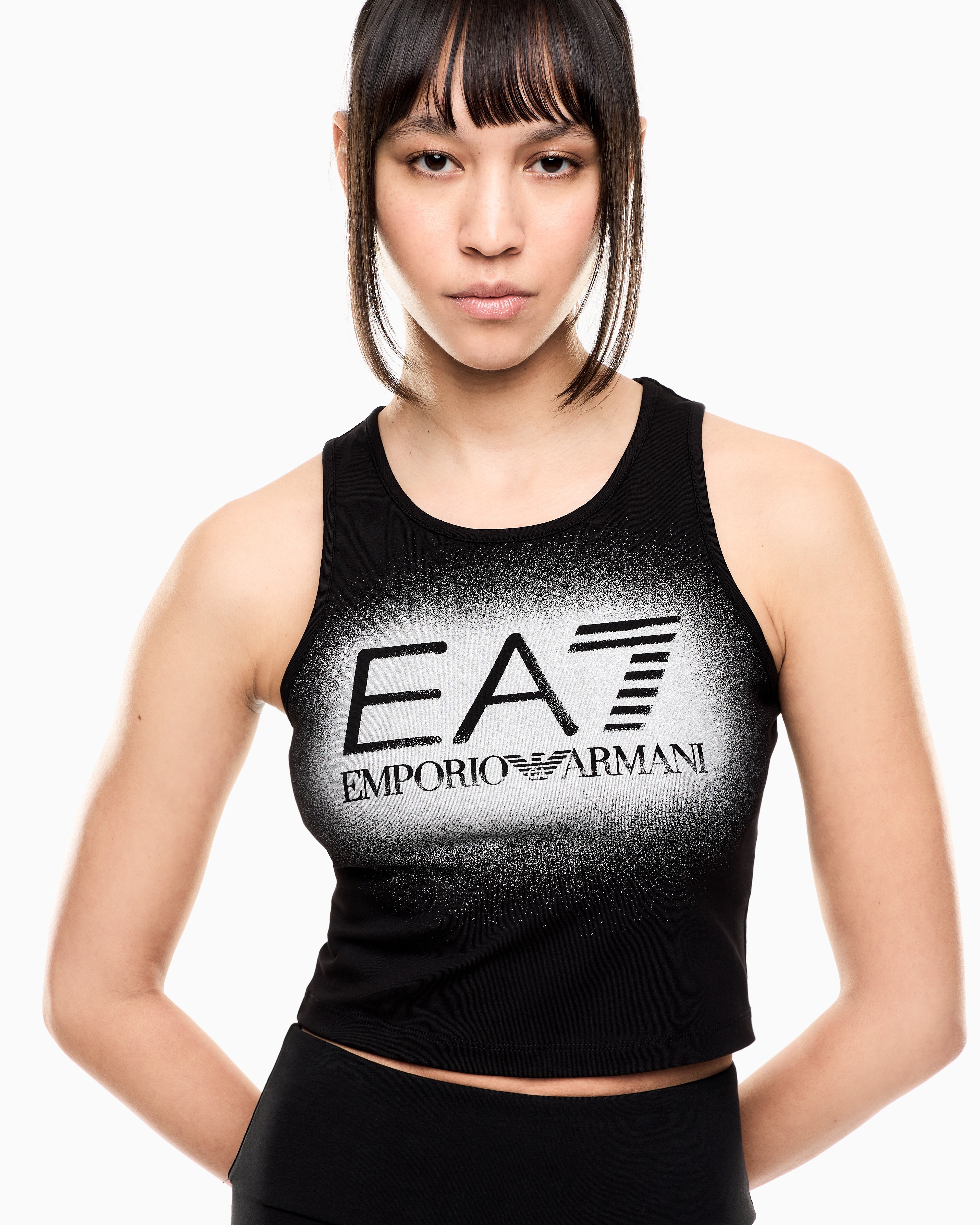 EA7 Top Visibility in stretch jersey