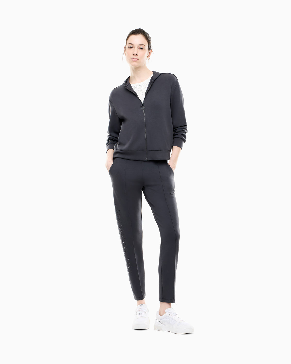 EA7 Slim-fit trousers Precious in modal jersey