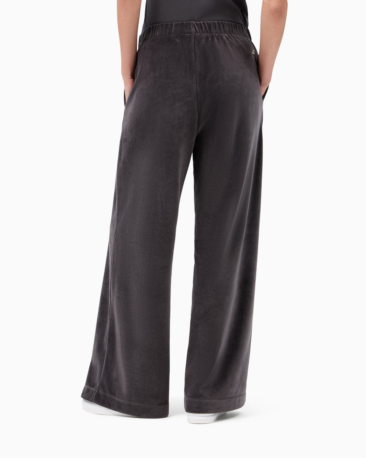 EA7 Trouser Athletic Velour regular fit cotton jersey