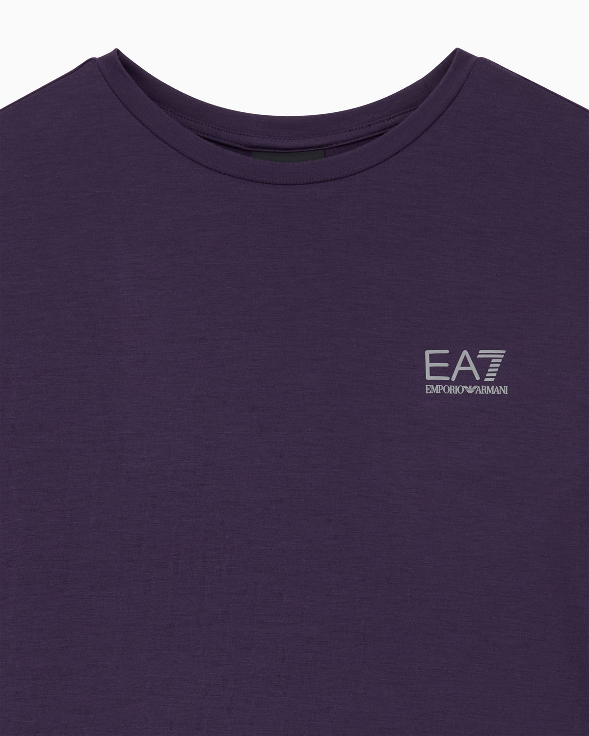 EA7 Regular fit T-shirt Natural Ventus 7 in viscose blend