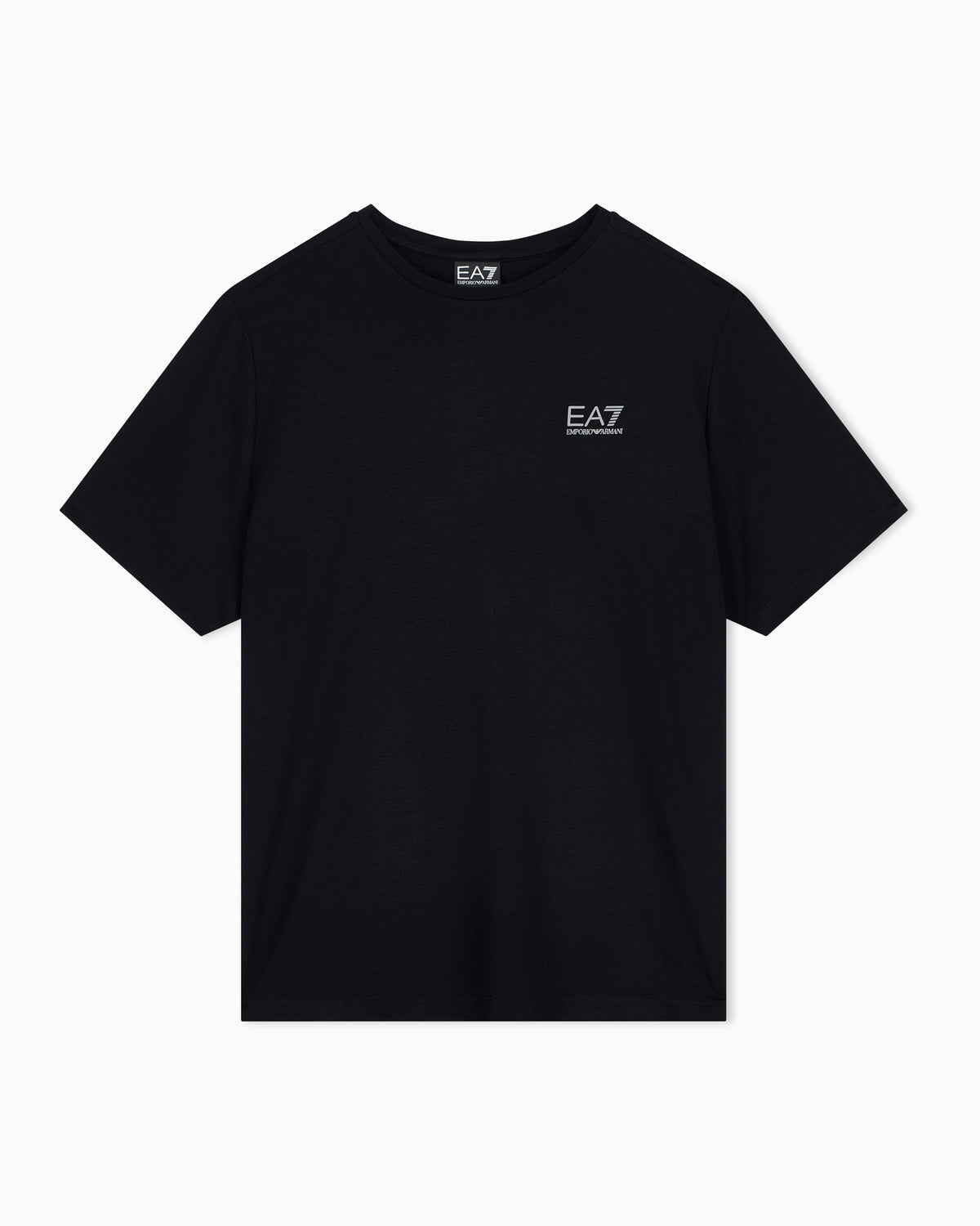 EA7 Regular fit T-shirt Natural Ventus 7 in viscose blend